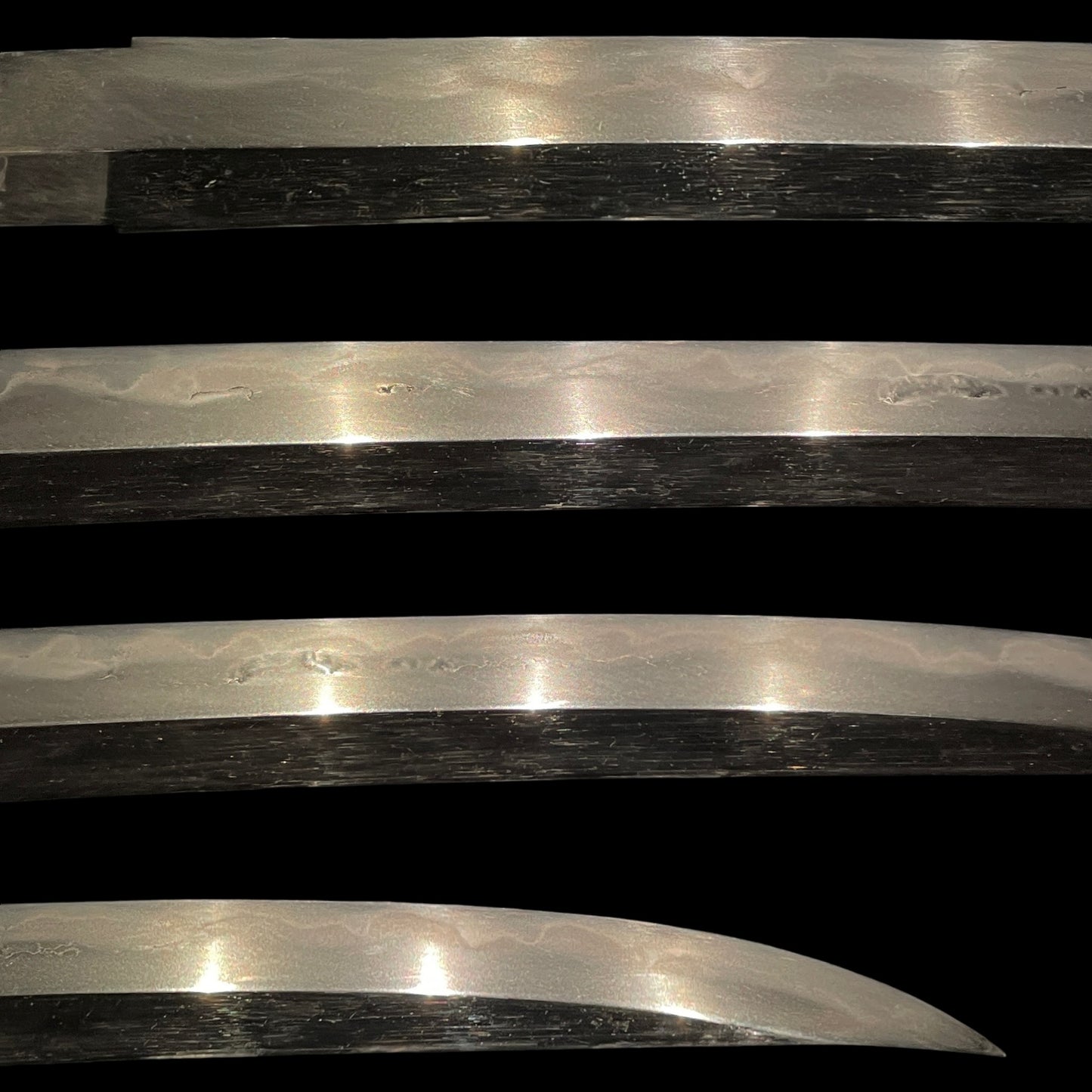 Aikuchi Wakizashi 合口拵, Shobu-Zukuri Rugged Blade, Petal Fittings, Edo period