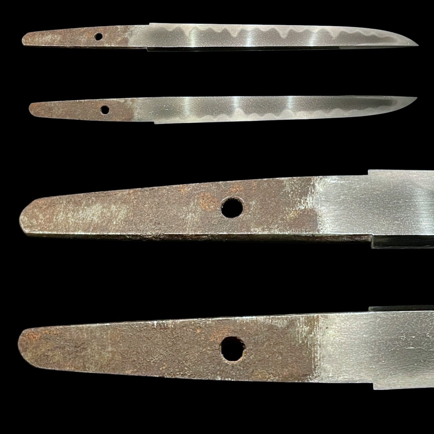 Tanto Kaiken 短刀 懐剣, Togari-Gunome Hamon 尖互目刃文, Edo period mumei