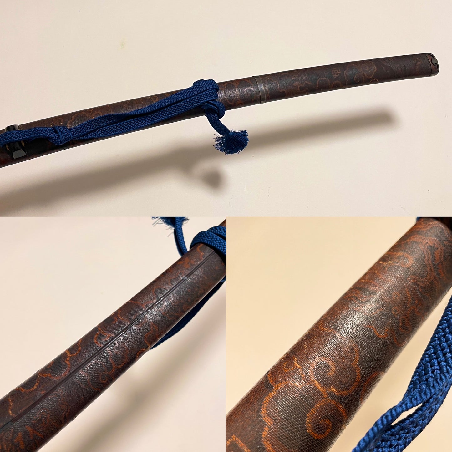 Nishiki-Zutumi 錦包鞘 Long WAKIZASHI, Edo period Mumei