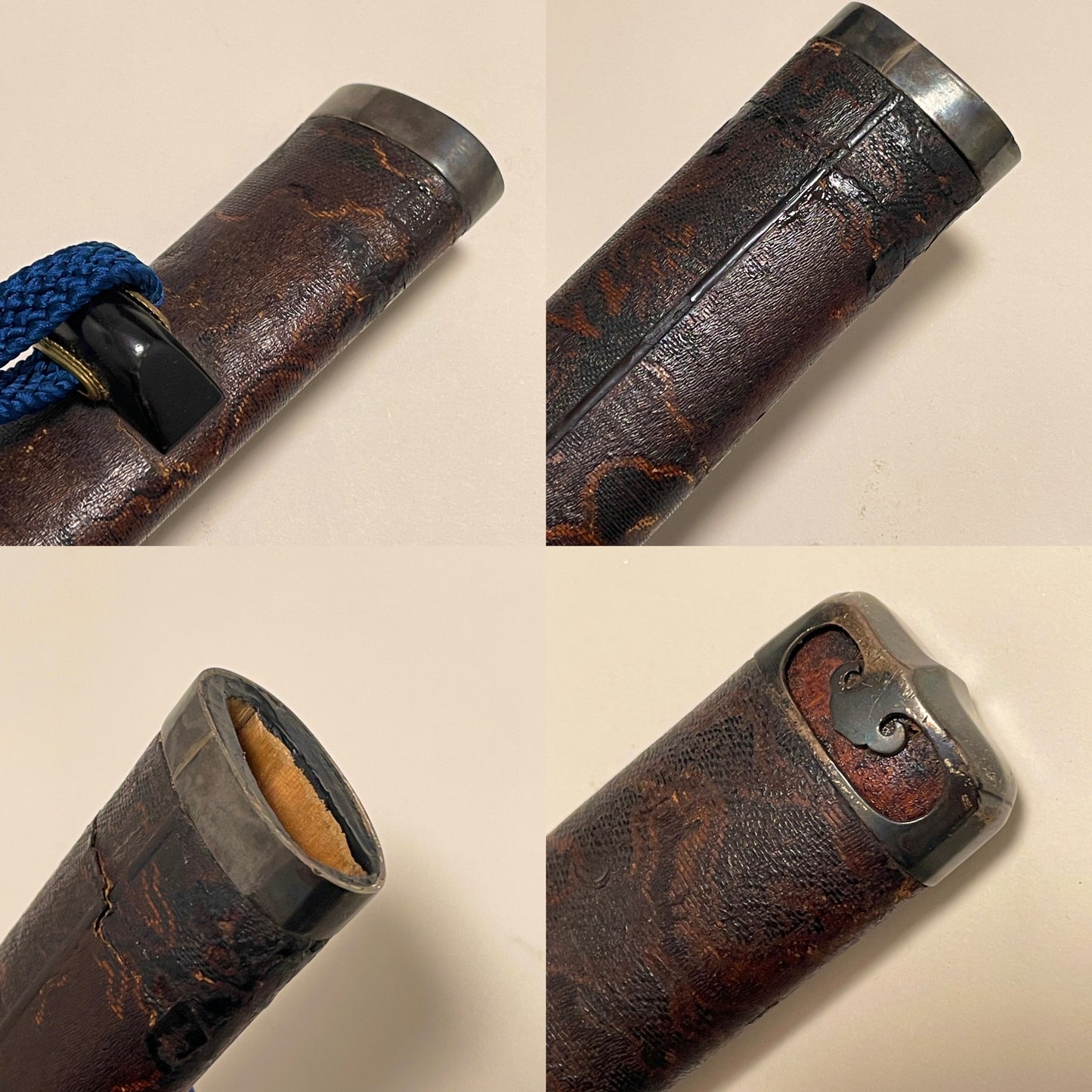 Nishiki-Zutumi 錦包鞘 Long WAKIZASHI, Edo period Mumei