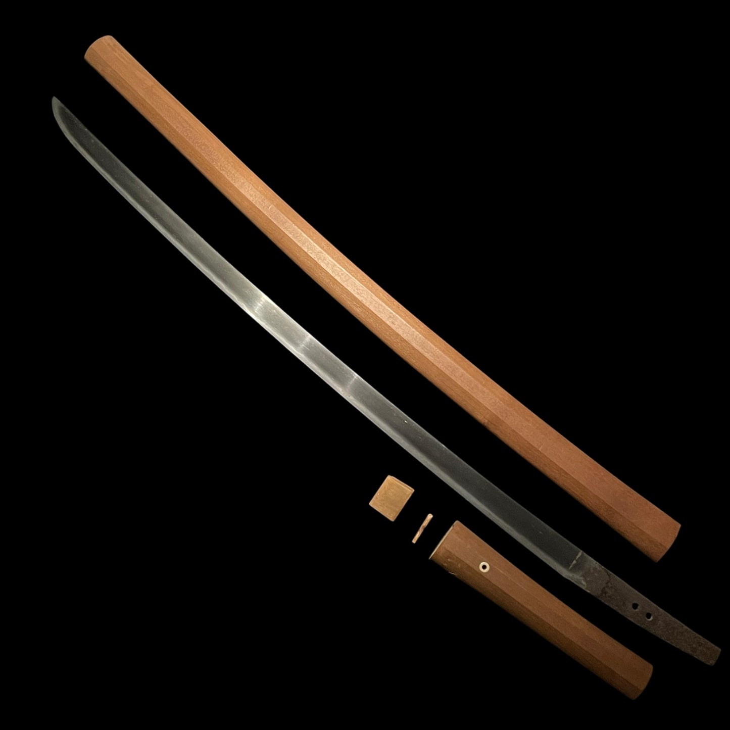 Rare Style Hirazukuri Long KATANA 平造打刀, 二尺三寸五分, Edo period mumei