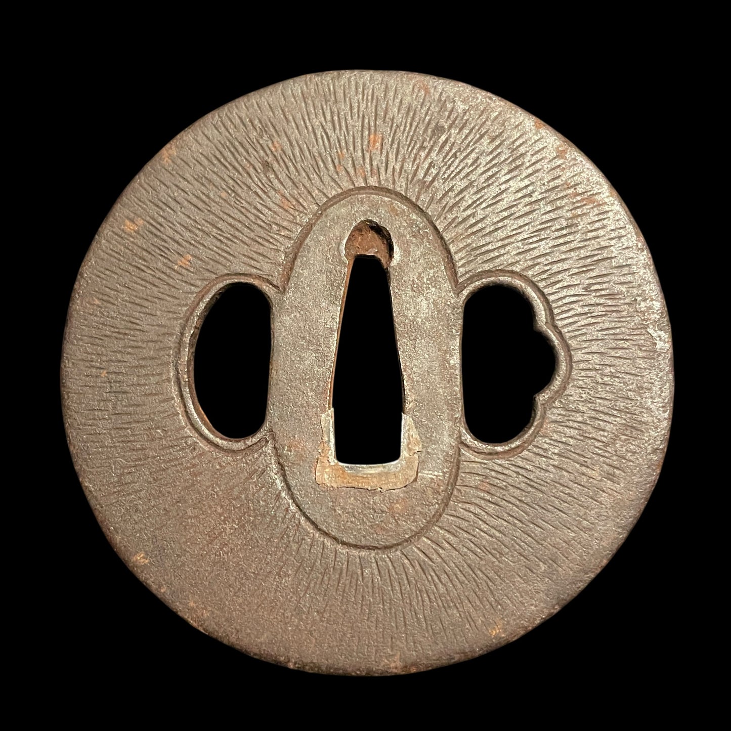 Nobukuni 信国 signed Wakizashi, Plum Fuchikashira, Aoi Menuki, Muromachi period