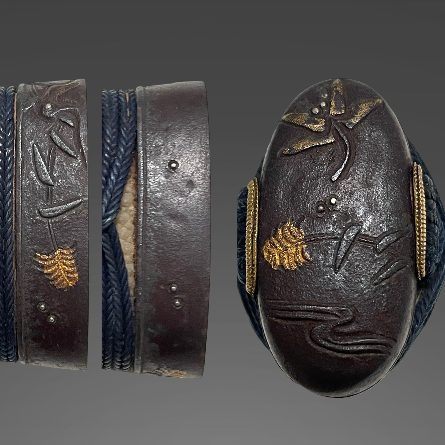 Dragonfly Fittings Red TANTO, Late Edo period mumei