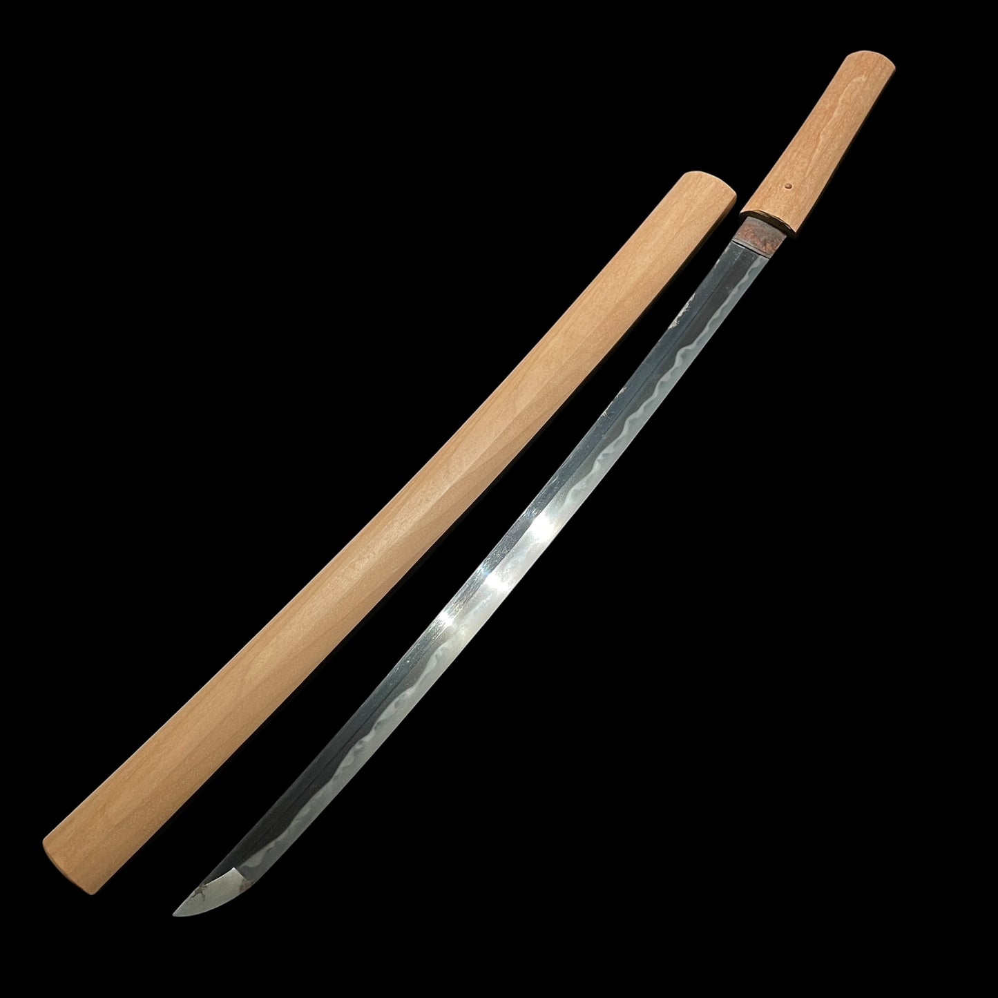 Noshuju Jumyo 濃州住寿命 signed Long Wakizashi, Straight blade, Edo period