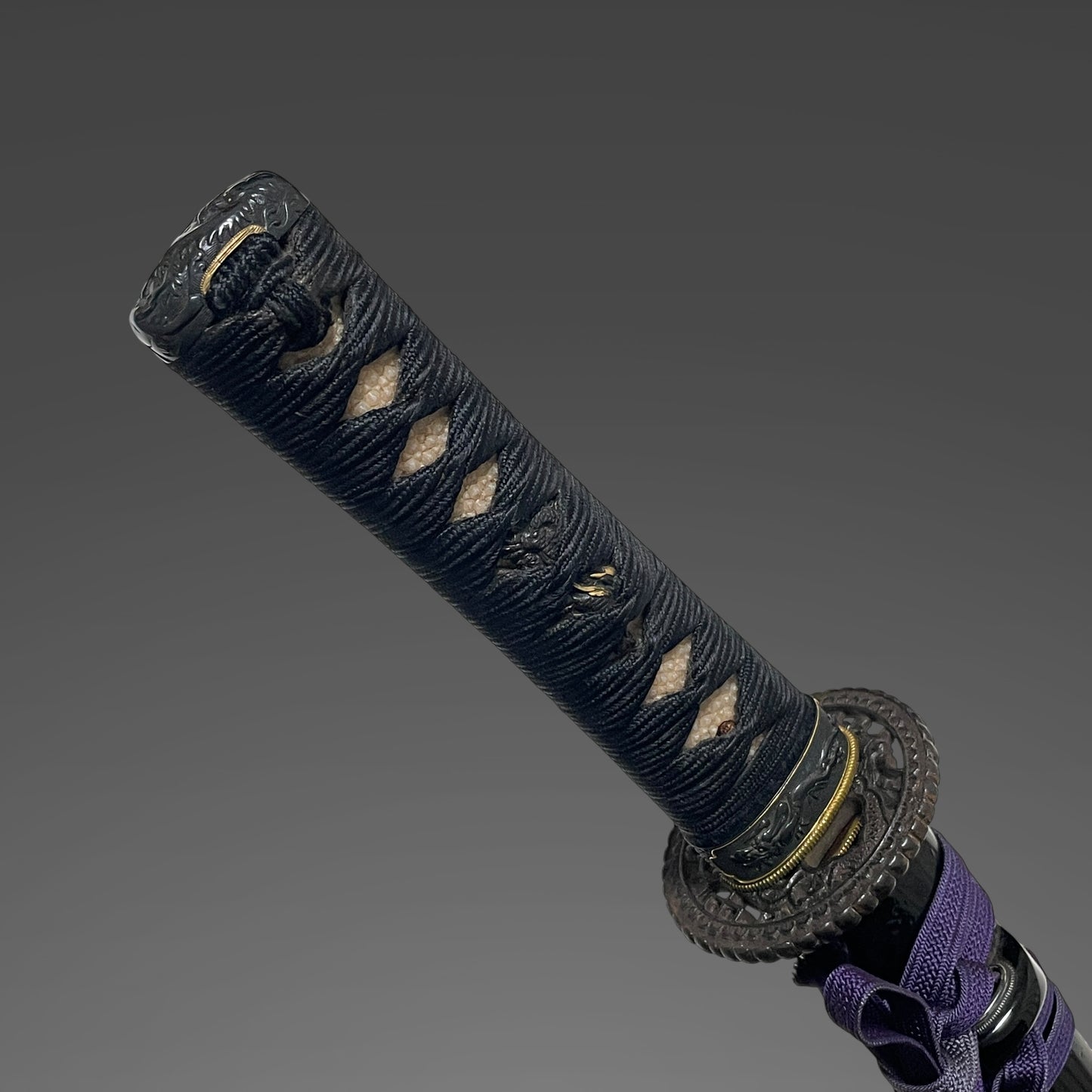 Ikkansai Yoshihiro 一貫斎義弘, HITATSURA 皆焼 Wakizashi, Mt.Fuji Kozuka, Dragon Fittings
