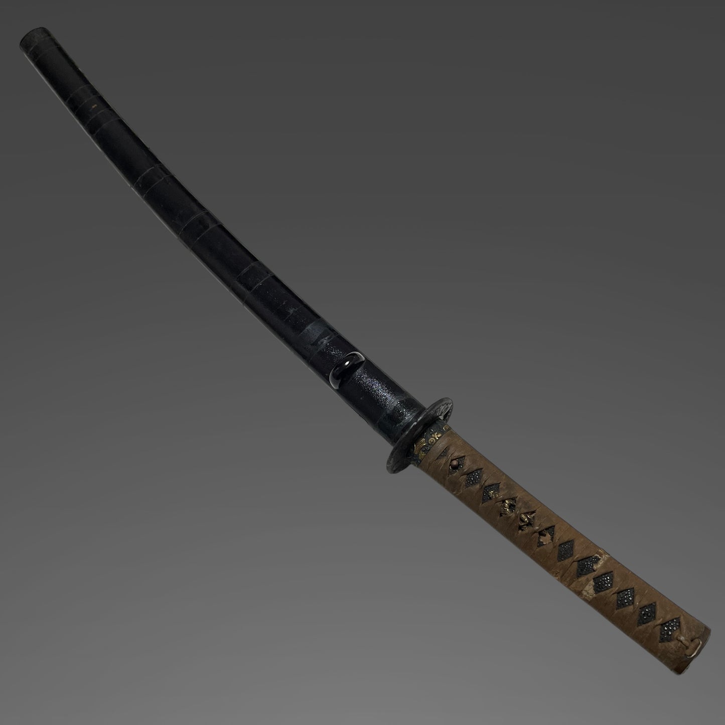 Gunomechoji-Hamon 互目丁子刃文 Long Wakizashi, Edo period mumei