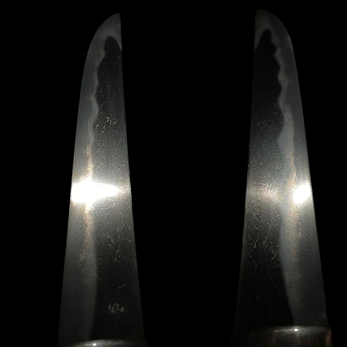Kawarinuri-Saya 変塗鞘, Horse Fuchikashira TANTO, Edo period mumei
