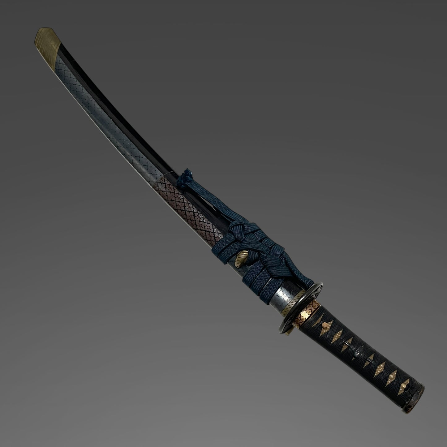 Omeshi-Koshirae お召拵え Wakizashi, Bishuosafune Sukemitsu February 1471 signed, Muromachi period
