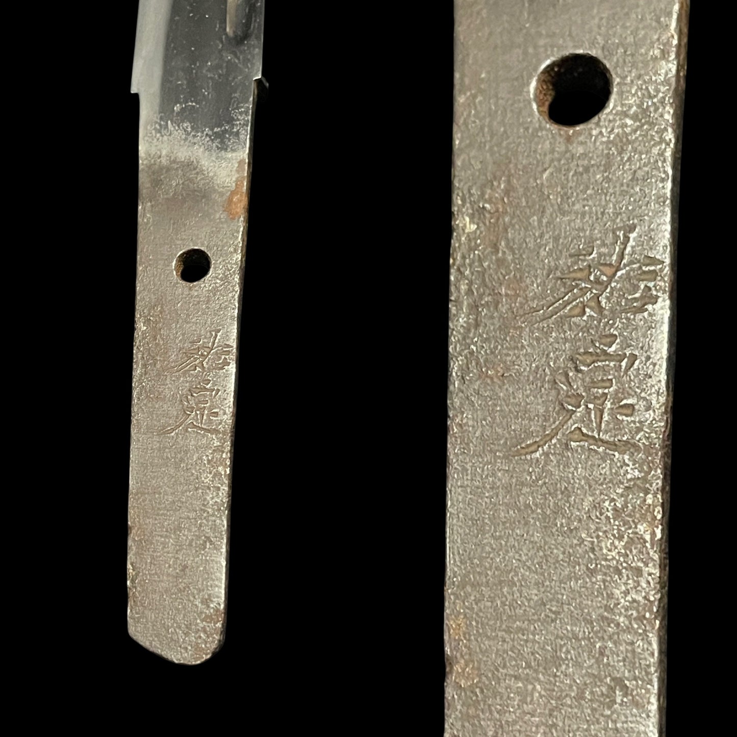 Sukesada 祐定 signed TANTO, Amazing Silver Habaki, Muromachi period