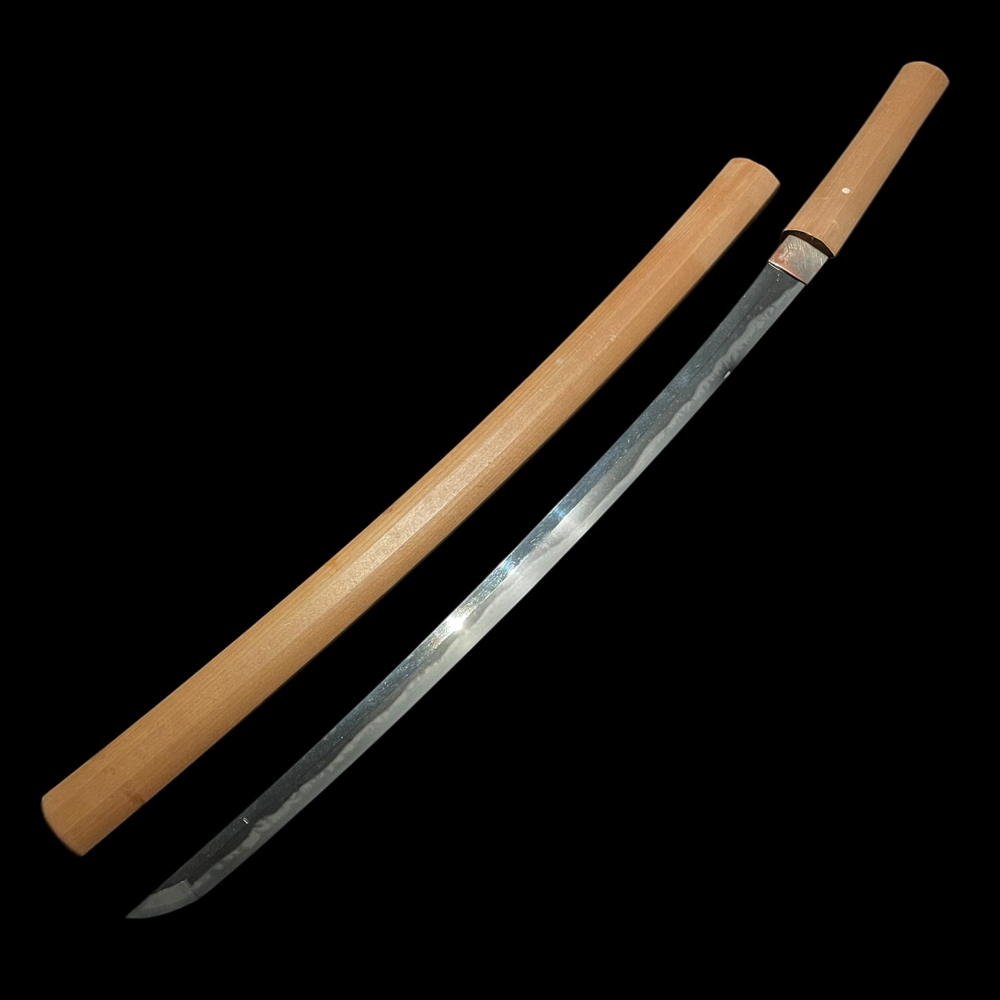 Amazing Choji Hamon 丁子刃文 Long WAKIZASHI, Edo period mumei