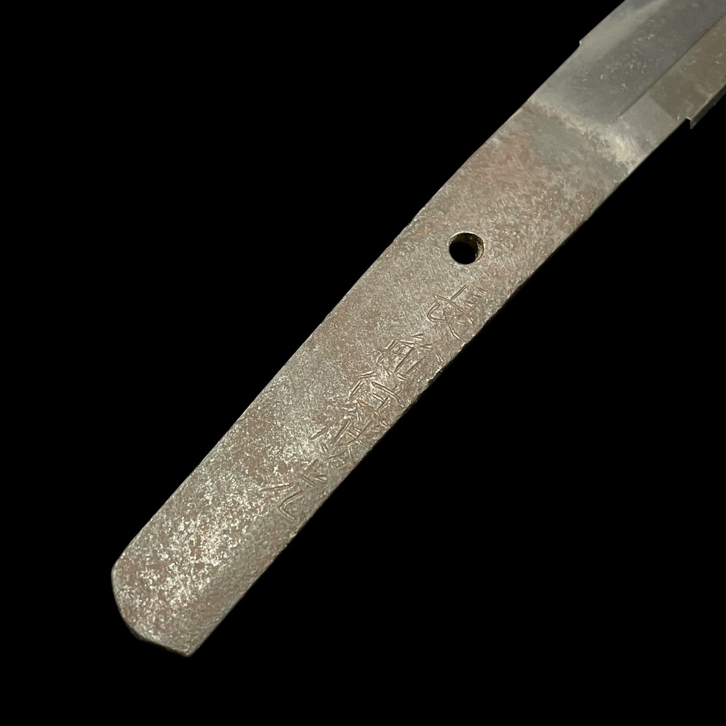 Shobuzukuri Wakizashi 菖蒲造脇差, Osafuneju Katsumitsu 長船住勝光 signed, Muromachi period