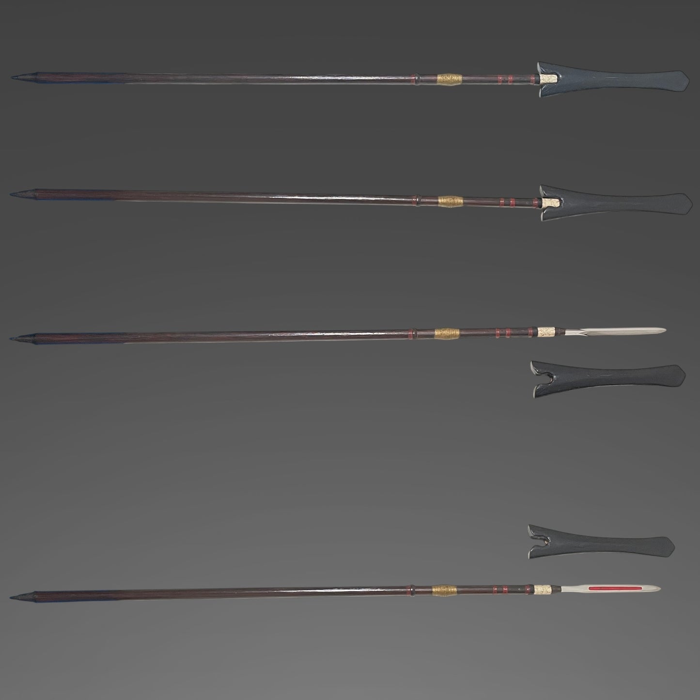 Tanbanokami Yoshimichi 丹波守吉道 signed YARI in Koshirae, Long shaft and Ishizuki, Early Edo