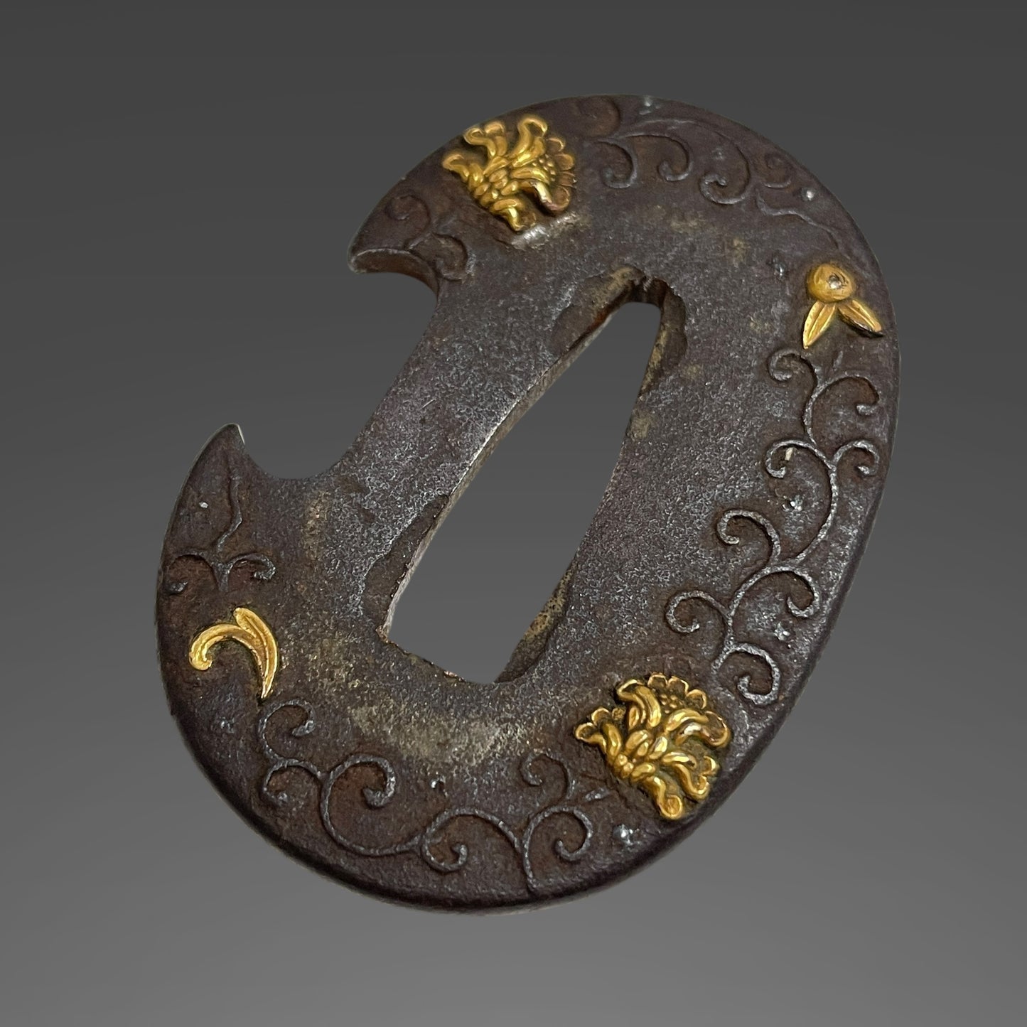 Hirazukuri Wakizashi, Noritsugu signed Fuchi, 鱮腹茎 Tanagobara-Nakago, with Kozuka