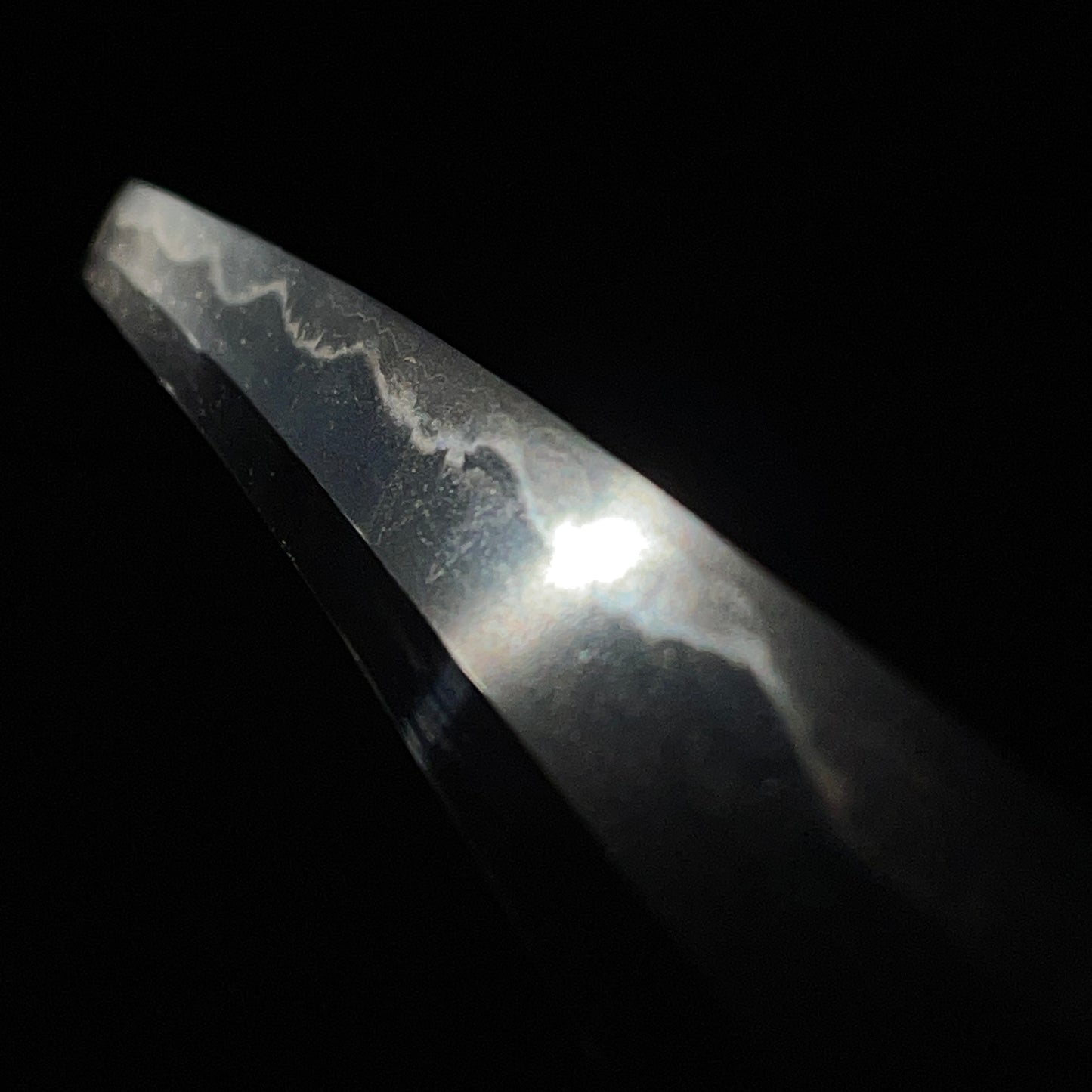 Inrokizamizaya 印籠刻鞘 KATANA, Kanbun-Shinto 寛文新刀, Very wide Blade, with Wari-Kogai