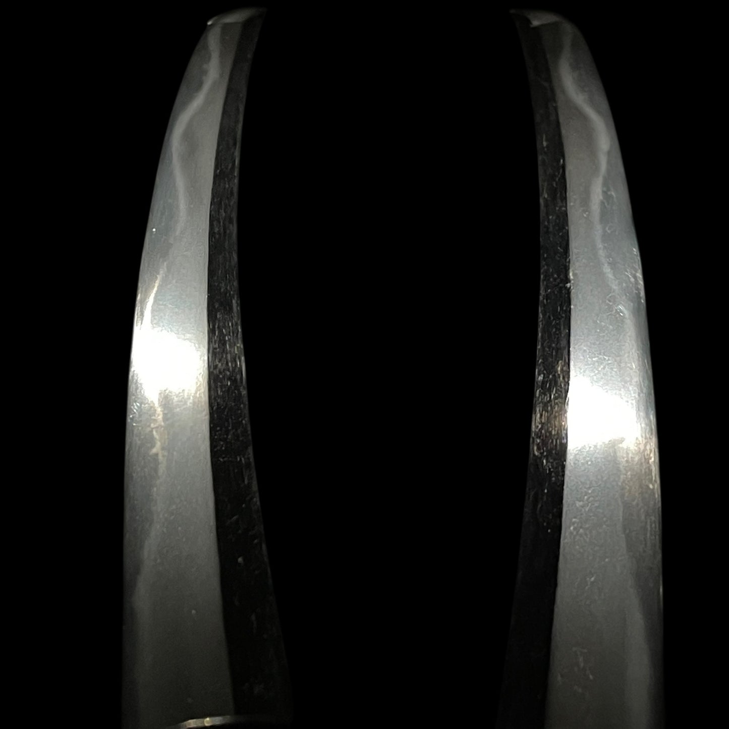 Beautiful Habaki Wakizashi, Pine cones Fuchi, Shakudo Sanmai Tsuba, Edo period mumei