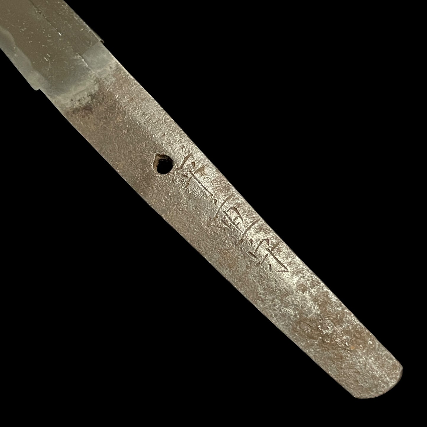 Taira Shigemori 平重守 signed Long Wakizashi, Sayagaki 鞘書き, Muromachi period