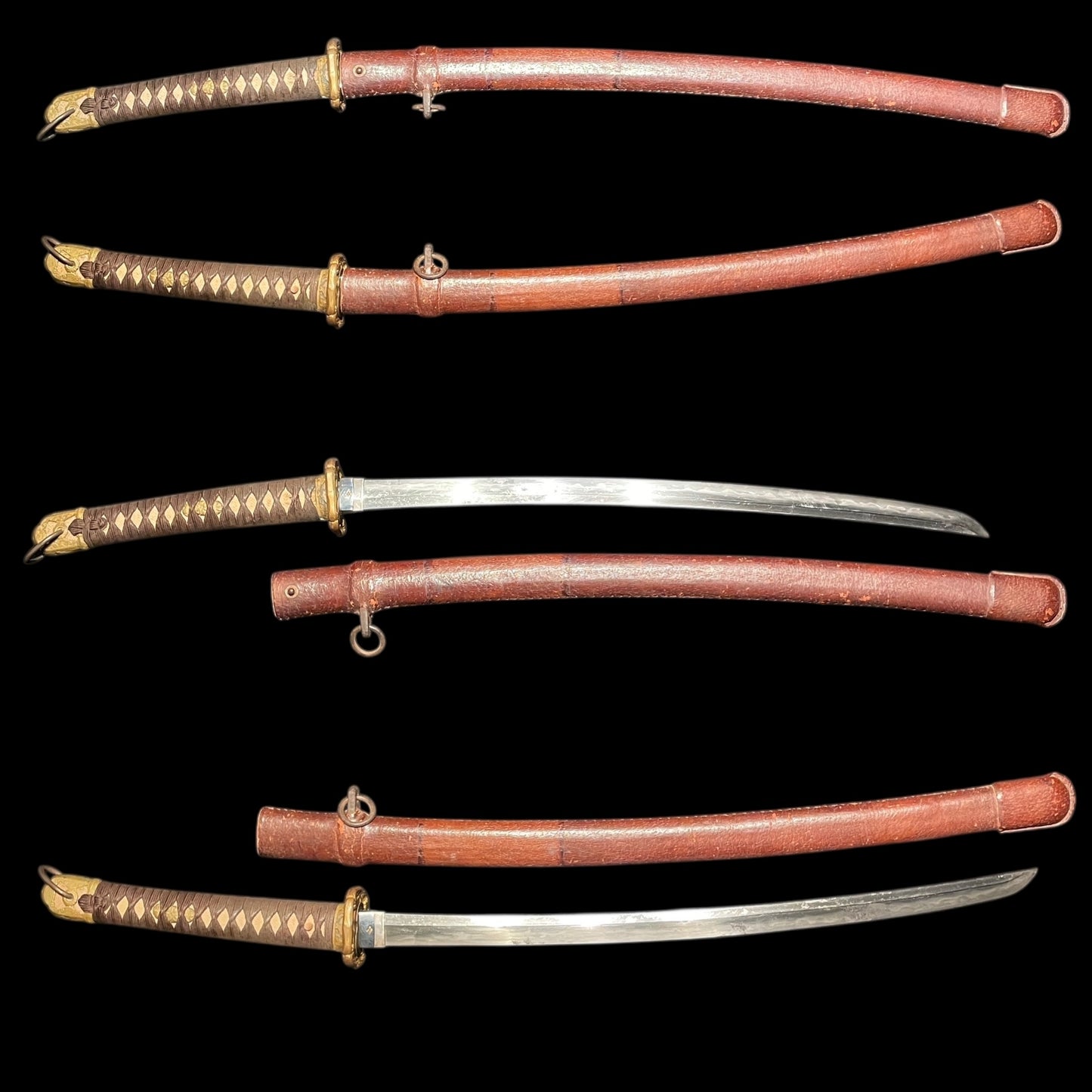 Ryakushiki GUNTO 略式軍刀, Family crest Habaki, Japanese Army Officer Sword