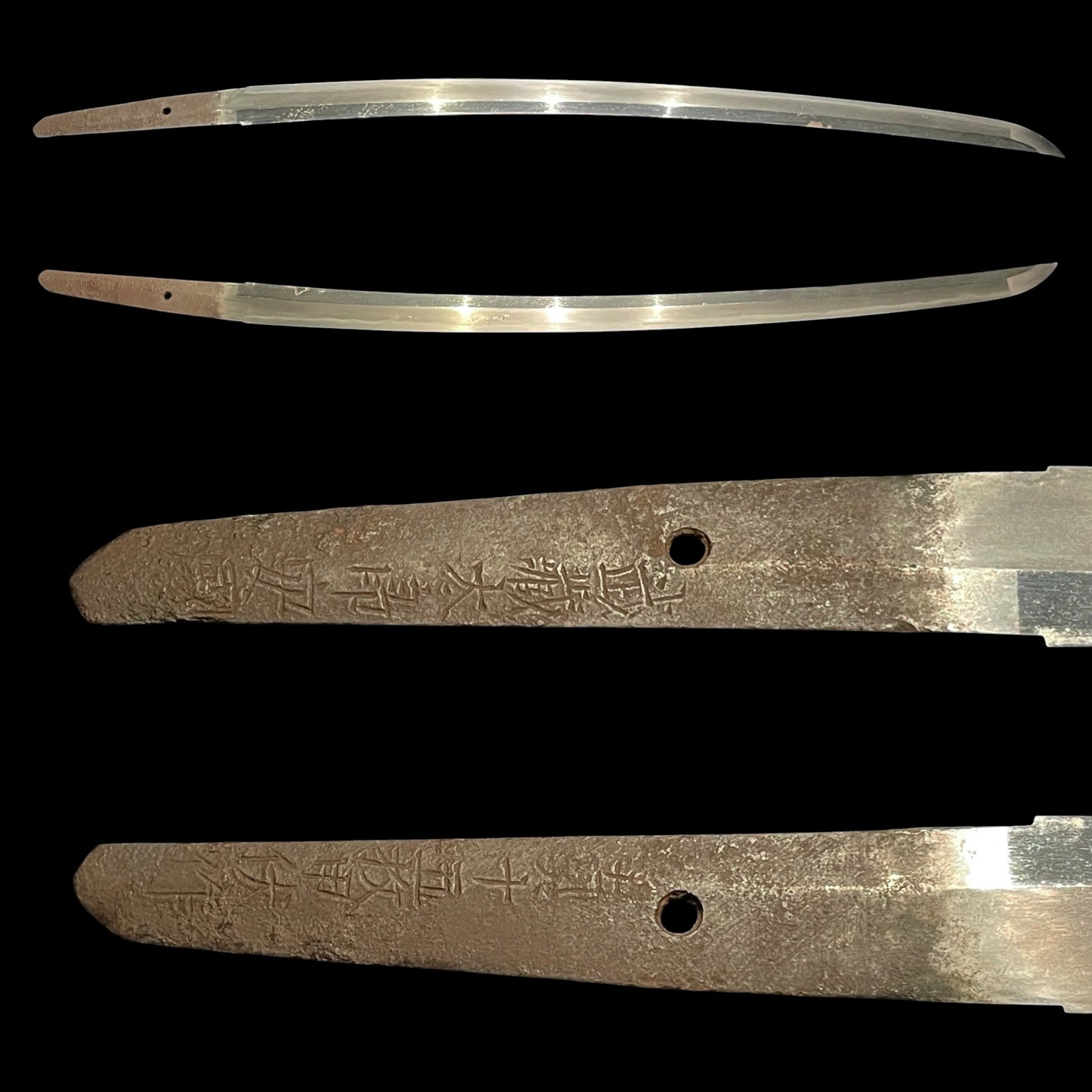 Musashitaro Yasukuni 武蔵太郎安国 signed Long Wakizashi, Edo period, with Kozuka