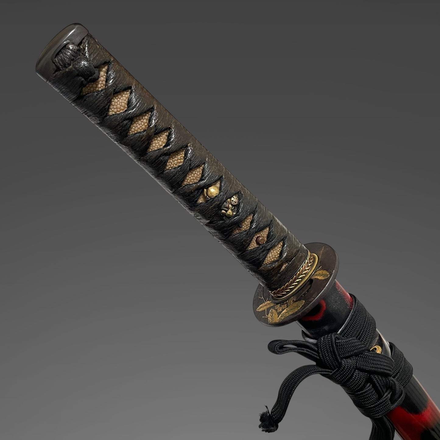 Red KATANA, Bishuosafune Sukesada February 1525 備州長船祐定 大永五年二月日 signed, Muromachi