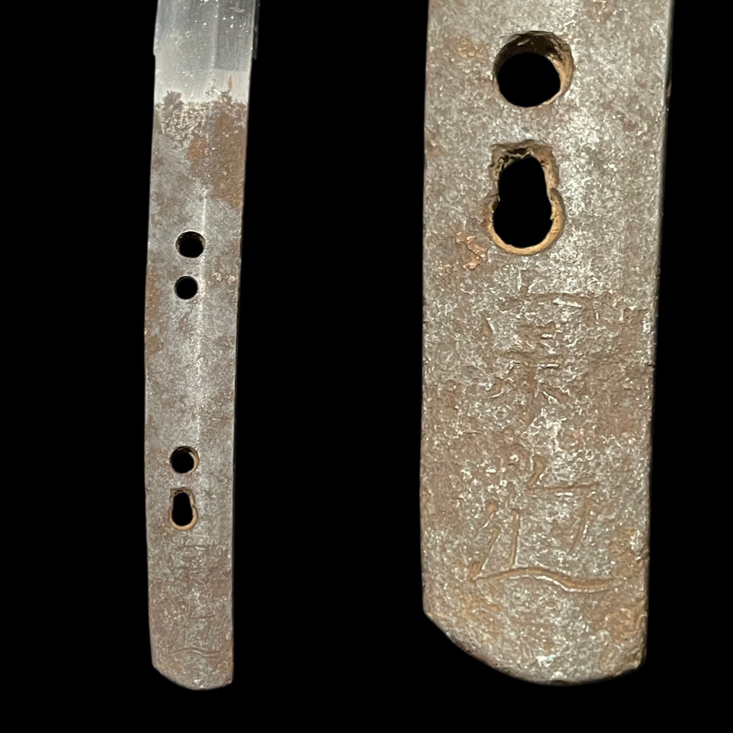 Hitatsura 皆焼 Wakizashi, Munechika 宗近 signed, Edo period