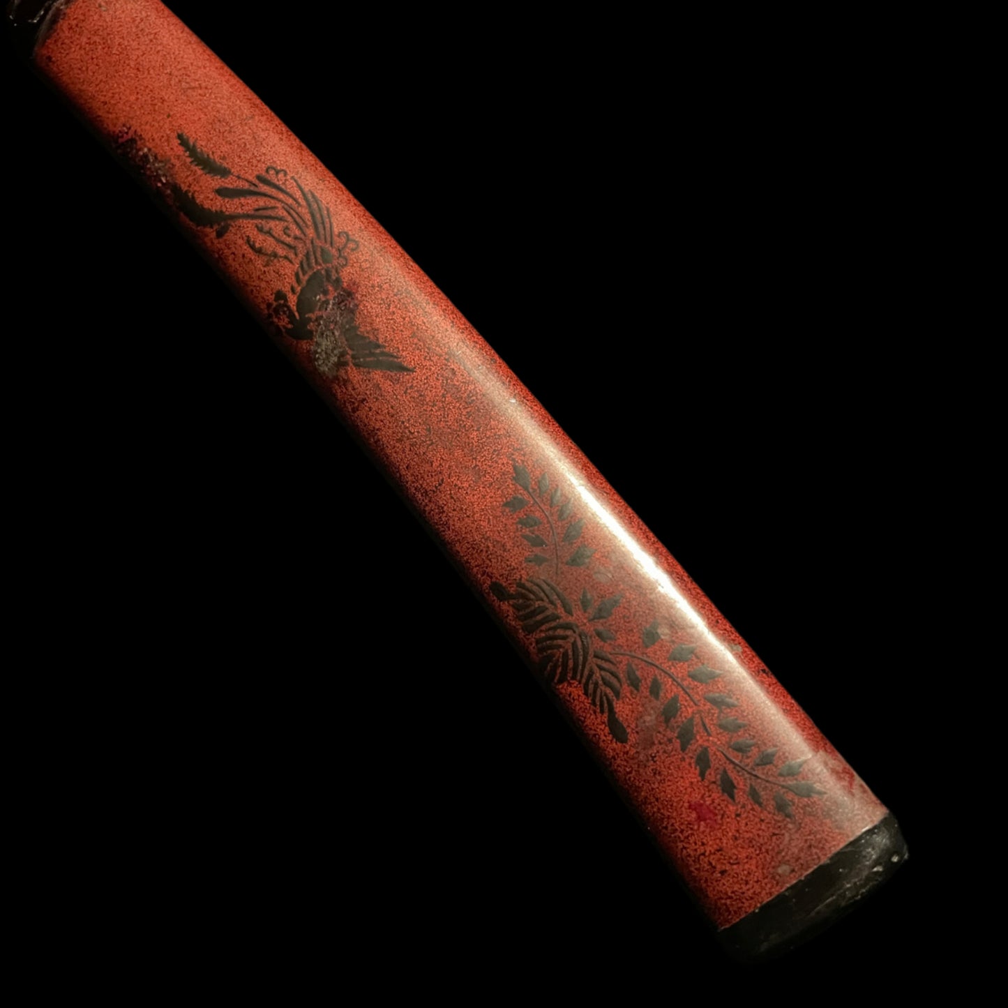 Red Tanto, Kage Makie Saya 陰蒔絵鞘, Edo period mumei
