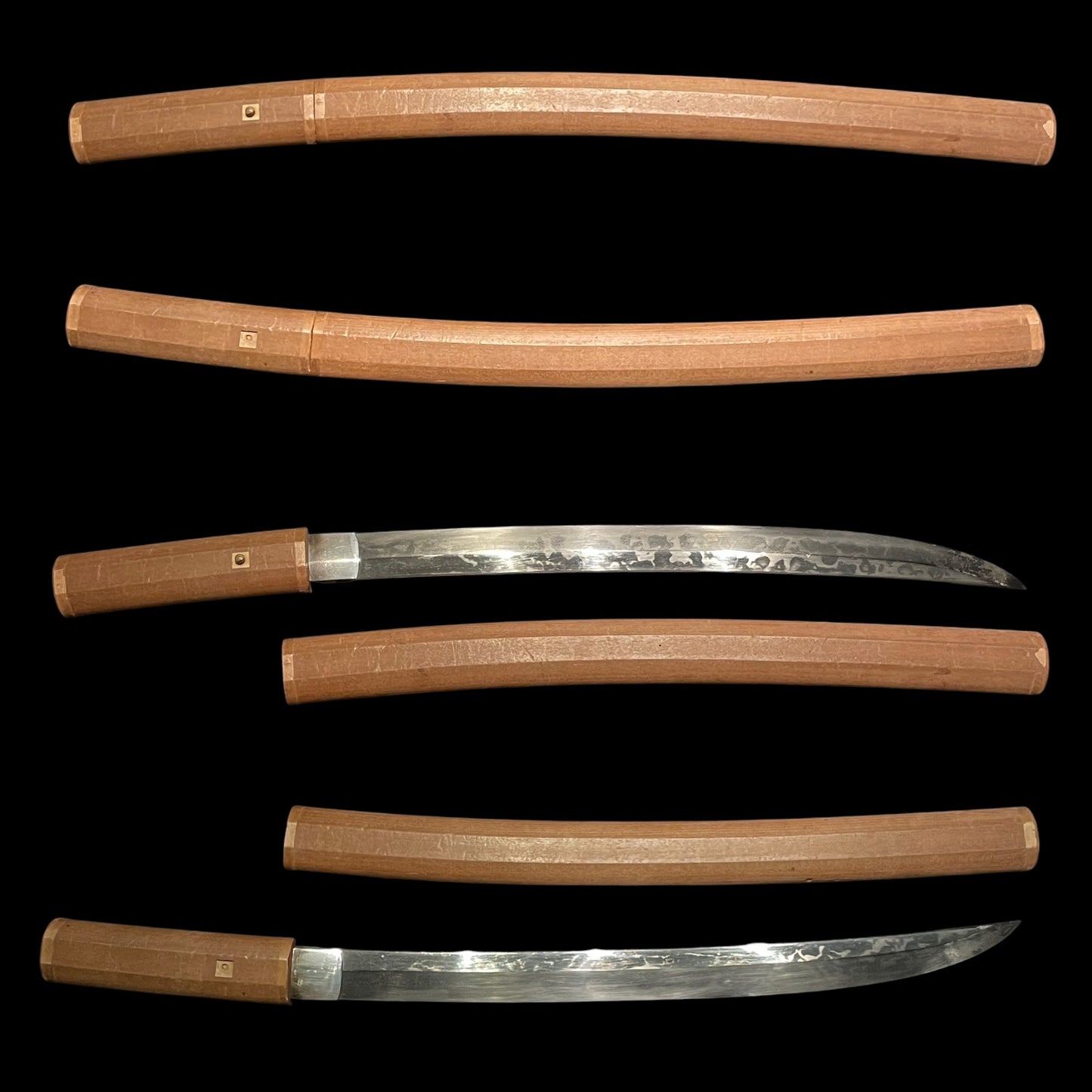 HITATSURA 皆焼 Shobuzukuri 菖蒲造 Wakizashi, Muromachi period mumei