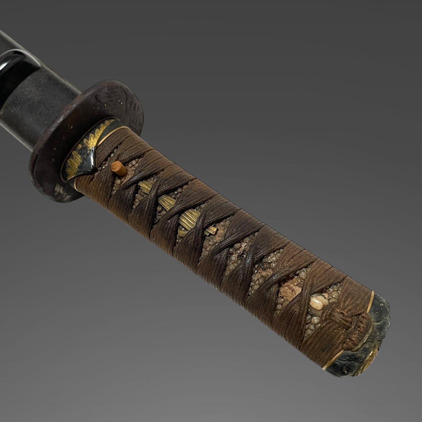 Mt.Fuji 富士山 Fittings Short WAKIZASHI, Edo period mumei