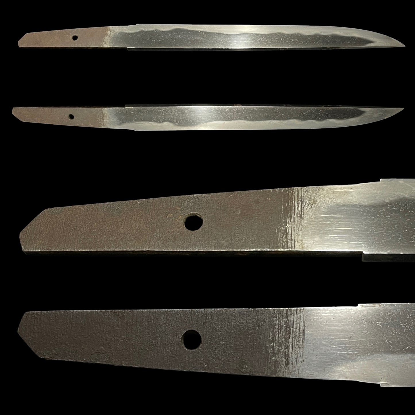 Unmon Aogaichirashi Saya 雲紋青貝散鞘 TANTO, Dragonfly Menuki, Late Edo period mumei