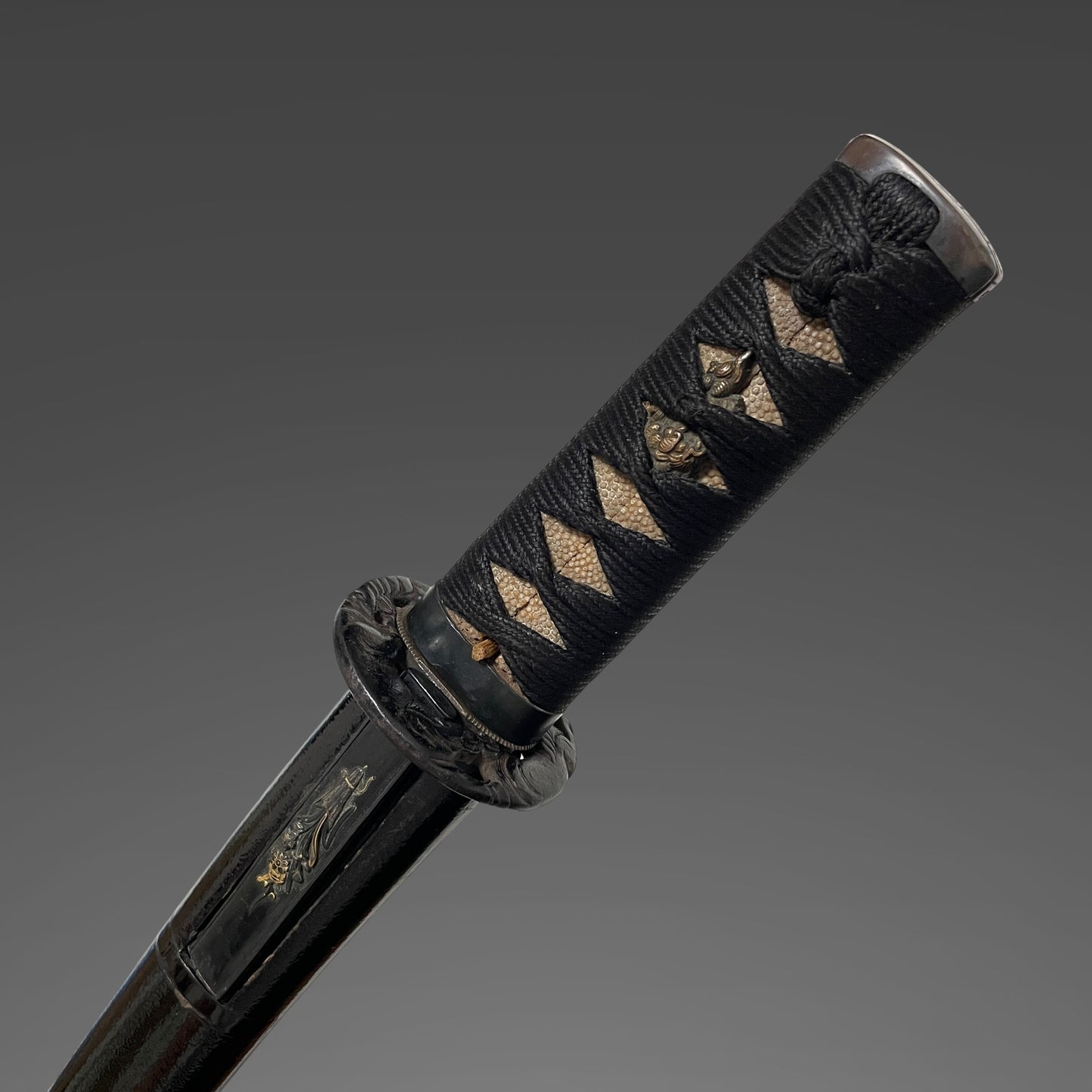 Kanefusa 兼房 signed TANTO, Shakudo Kozuka, Muromachi period, NBTHK Certificate