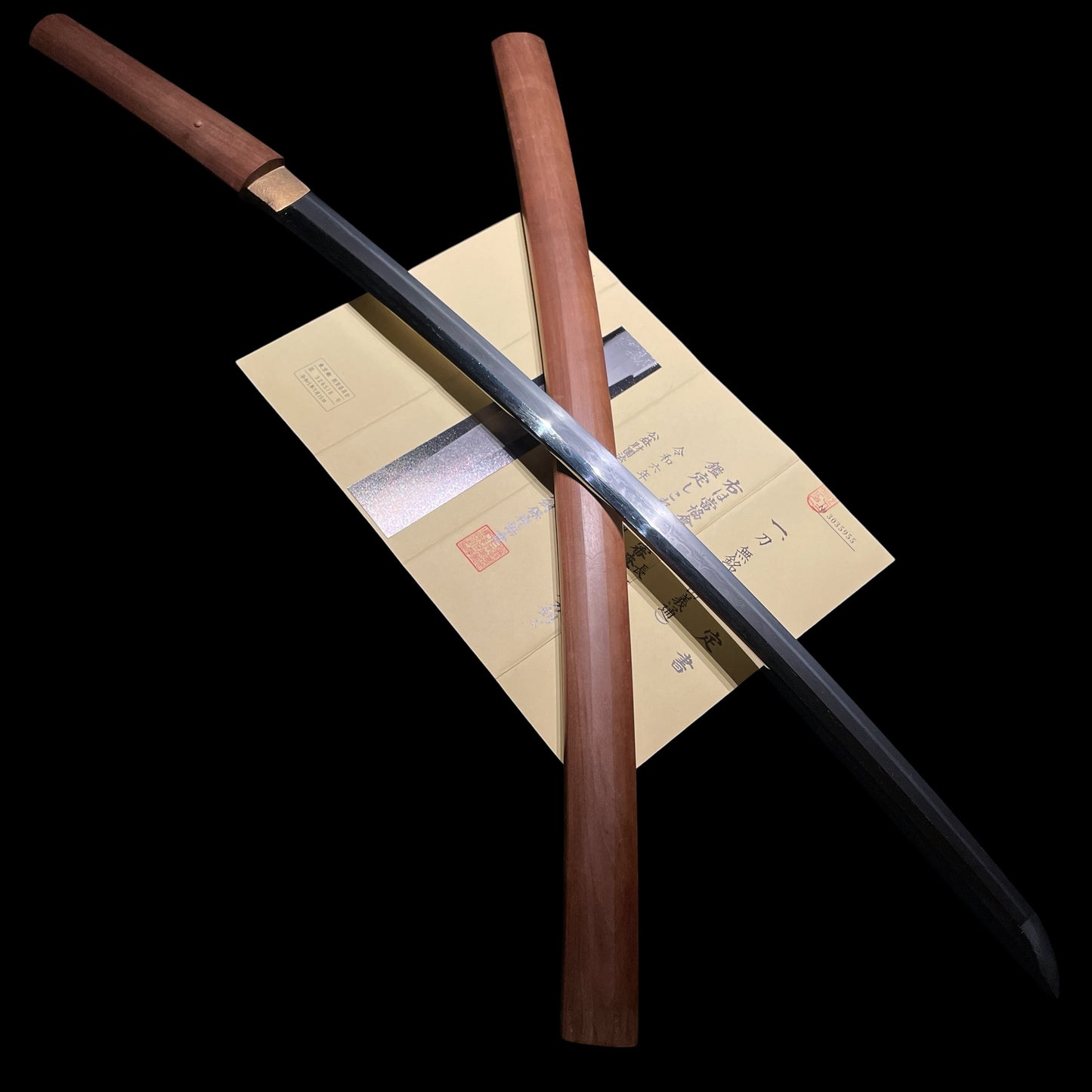 Oohadamono 大肌物, Ikkansai Nakayama Yoshimichi 一貫斉中山義通 KATANA, Wide and Thick blade, Late Edo