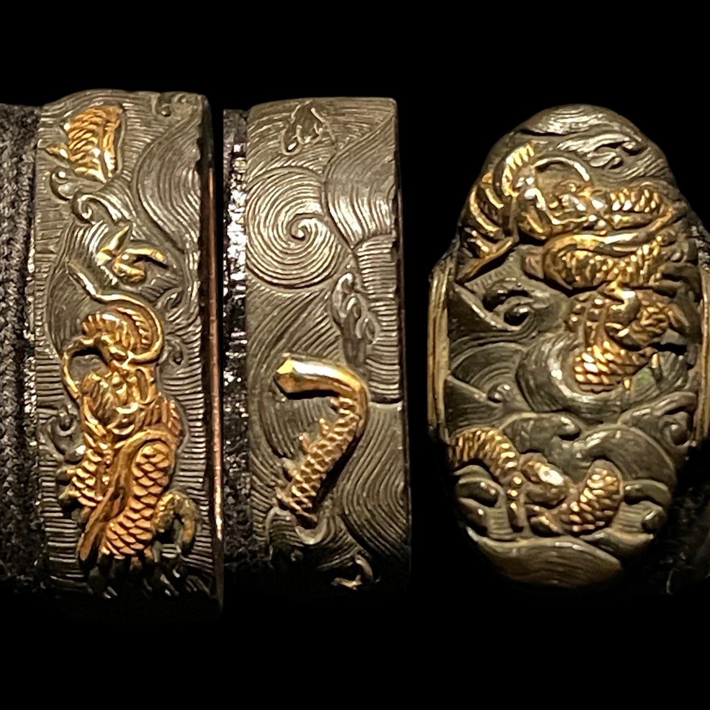 Kodachi 小太刀 Shobuzukuri, Dragon Fittings, Tadamitsu 忠光 signed
