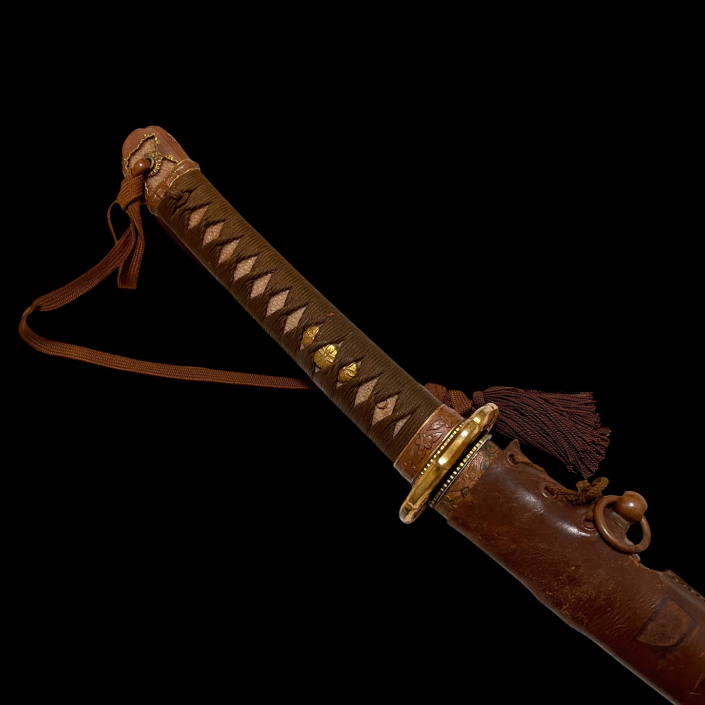 Rare Type98 Short GUNTO,  Noshuseki Kanesuke signed, with Tassel and Tsuka cover