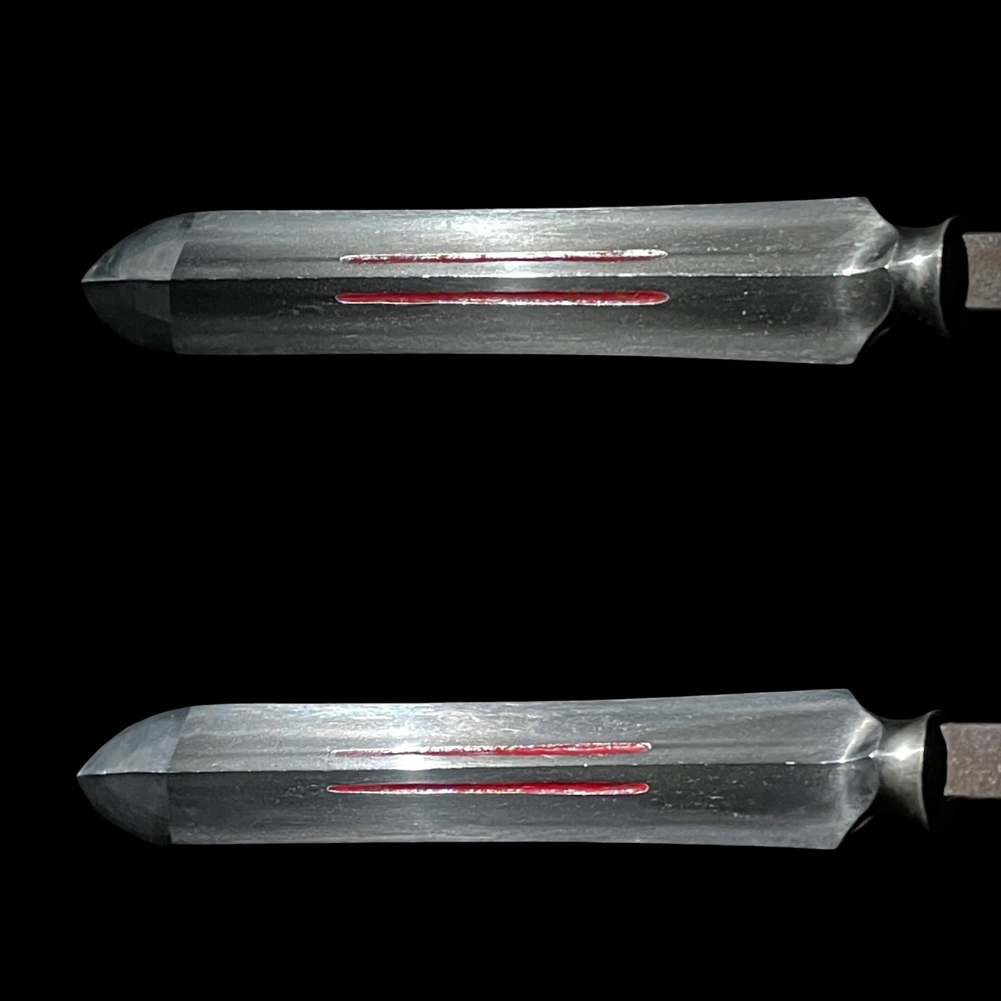 Ryoshinogi-Yari 両鎬槍, Iwaminokami Fujiwara Masanao 石見守藤原正直 signed, Early Edo period