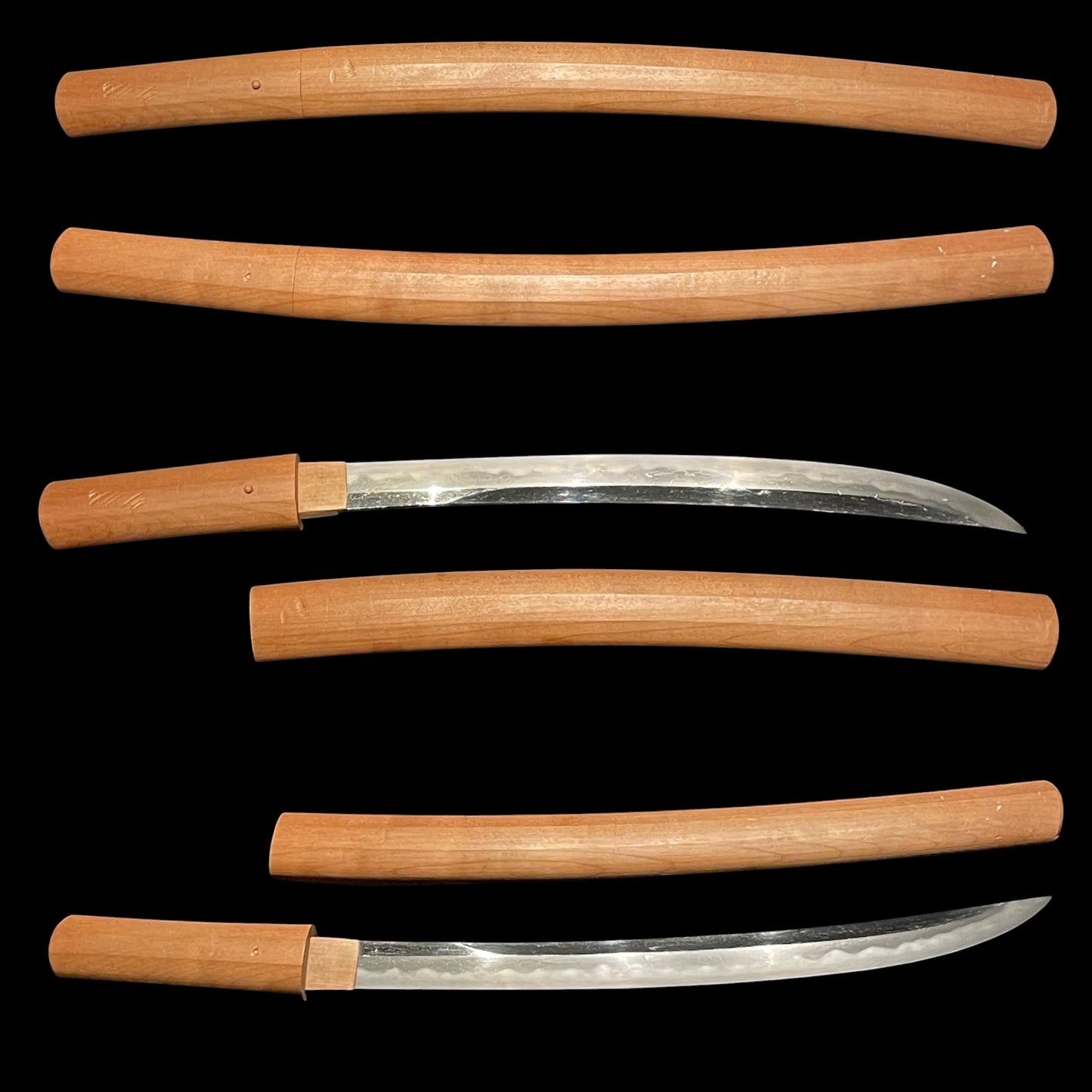 Naginata Naoshi Style Wakizashi, Muromachi period mumei