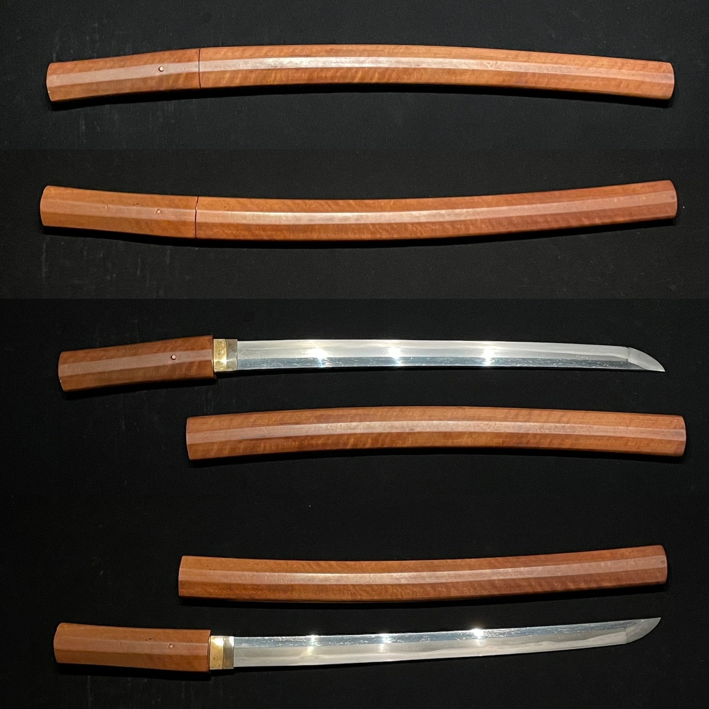 Authentic Suguha Wakizashi in Shirasaya, Edo period mumei