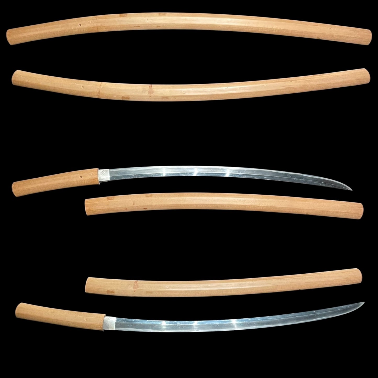Nagamaki Naoshi Style, Long Shobuzukuri Wakizashi, Bishuosafune Sukesada signed