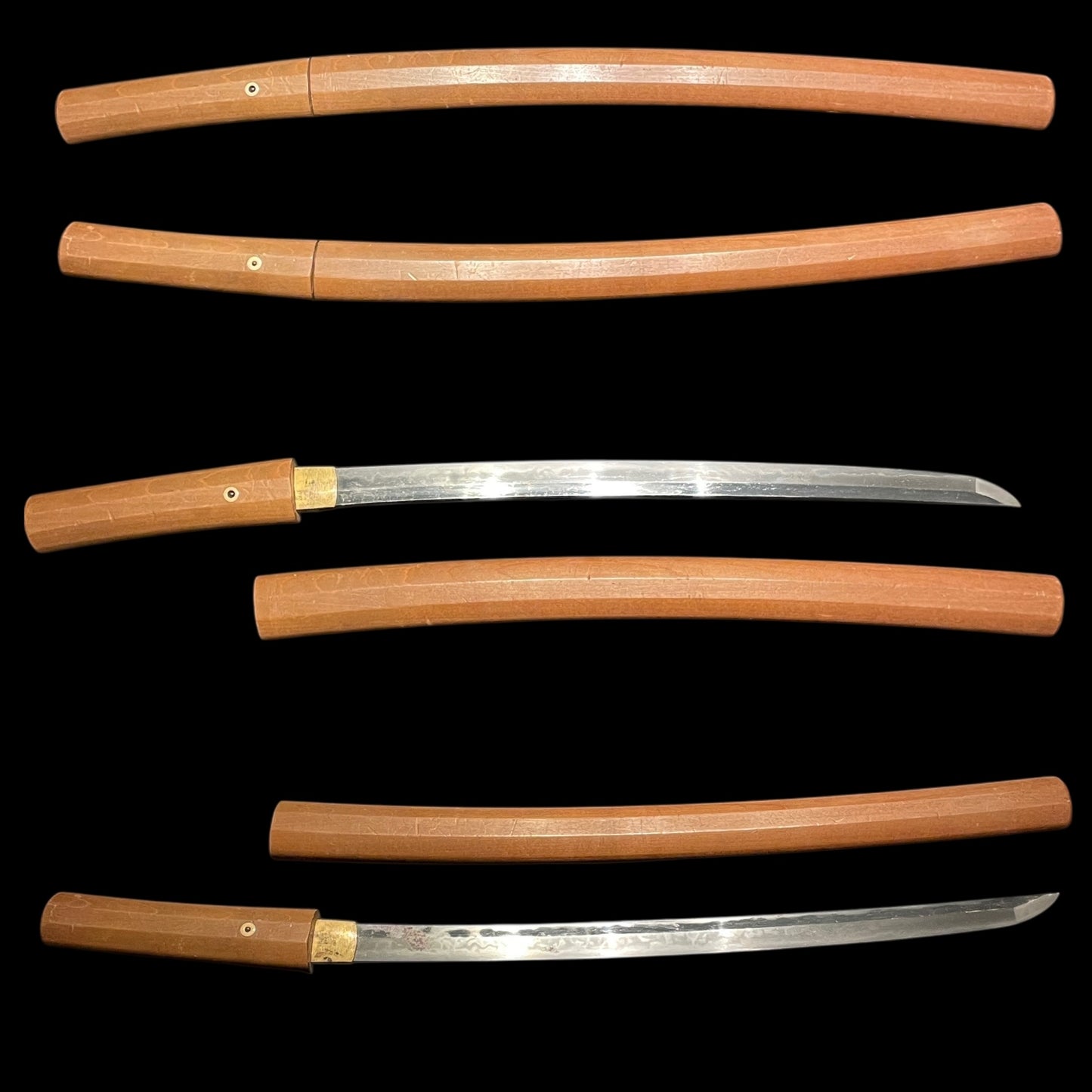 Hitatsura 皆焼 Wakizashi, Munechika 宗近 signed, Edo period