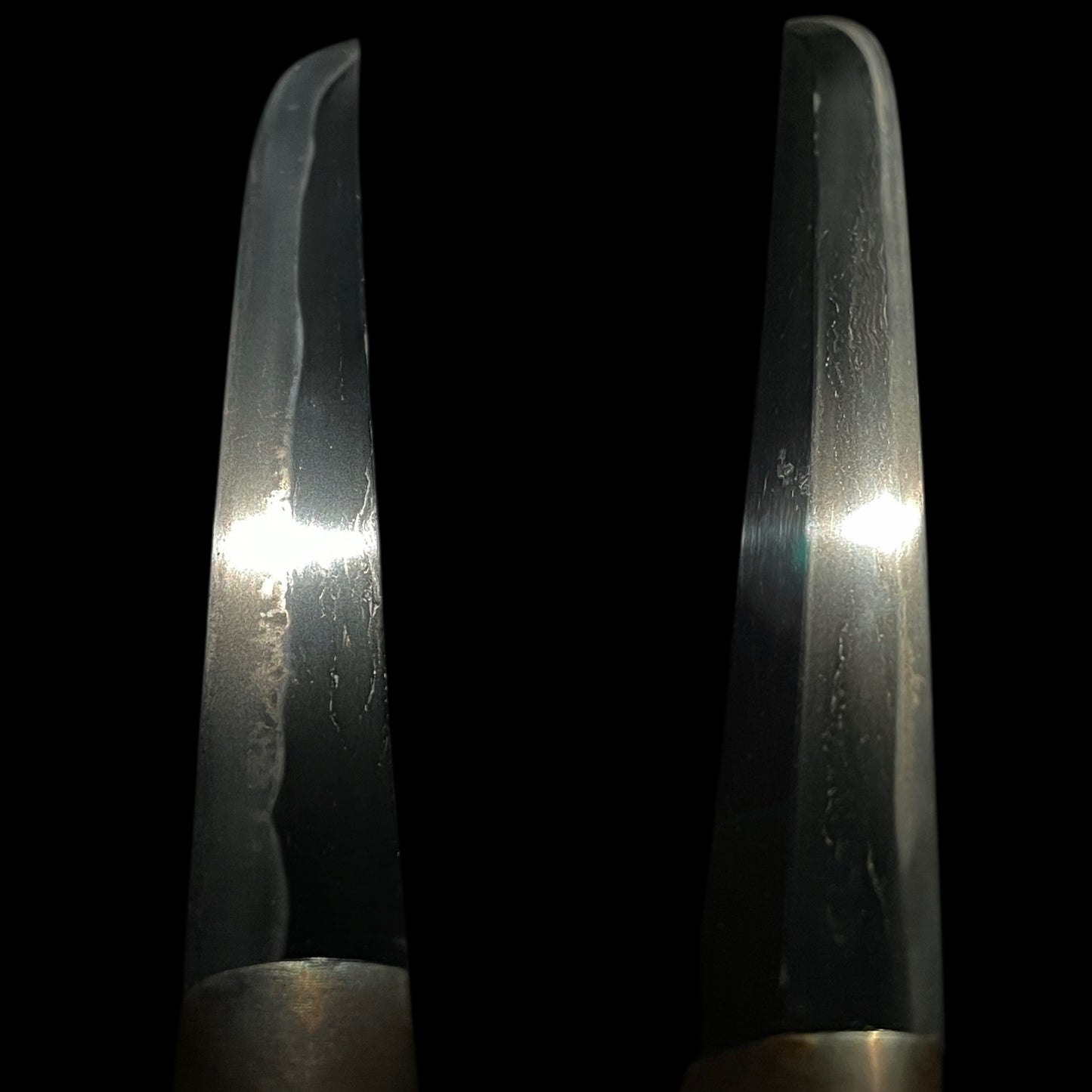 Rare style KATAHIRA-ZUKURI 片平造 TANTO, Edo period mumei