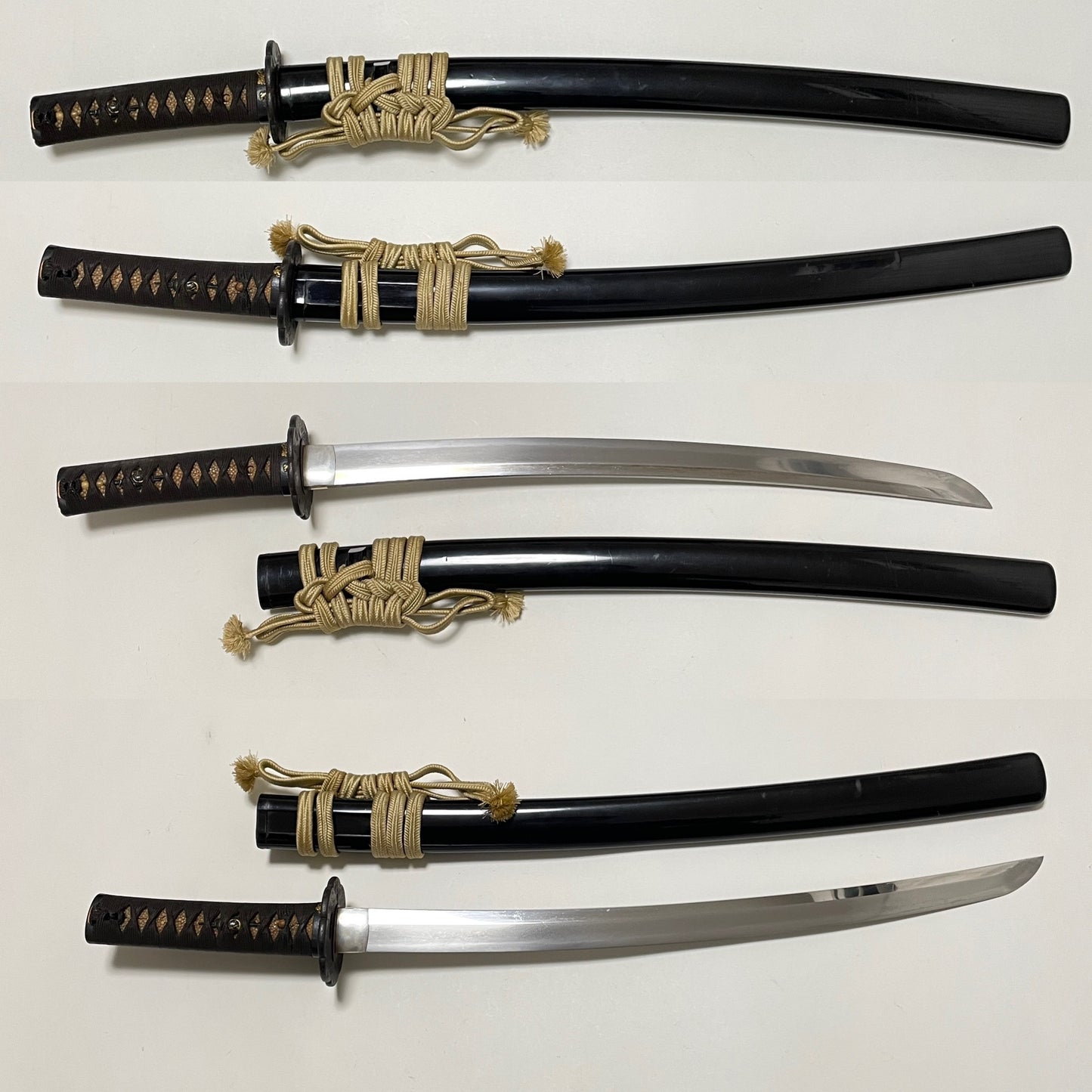 Signed Turnip Fuchikashira 在銘蕪縁頭 Wakizashi, Kabuto Menuki, Edo period mumei