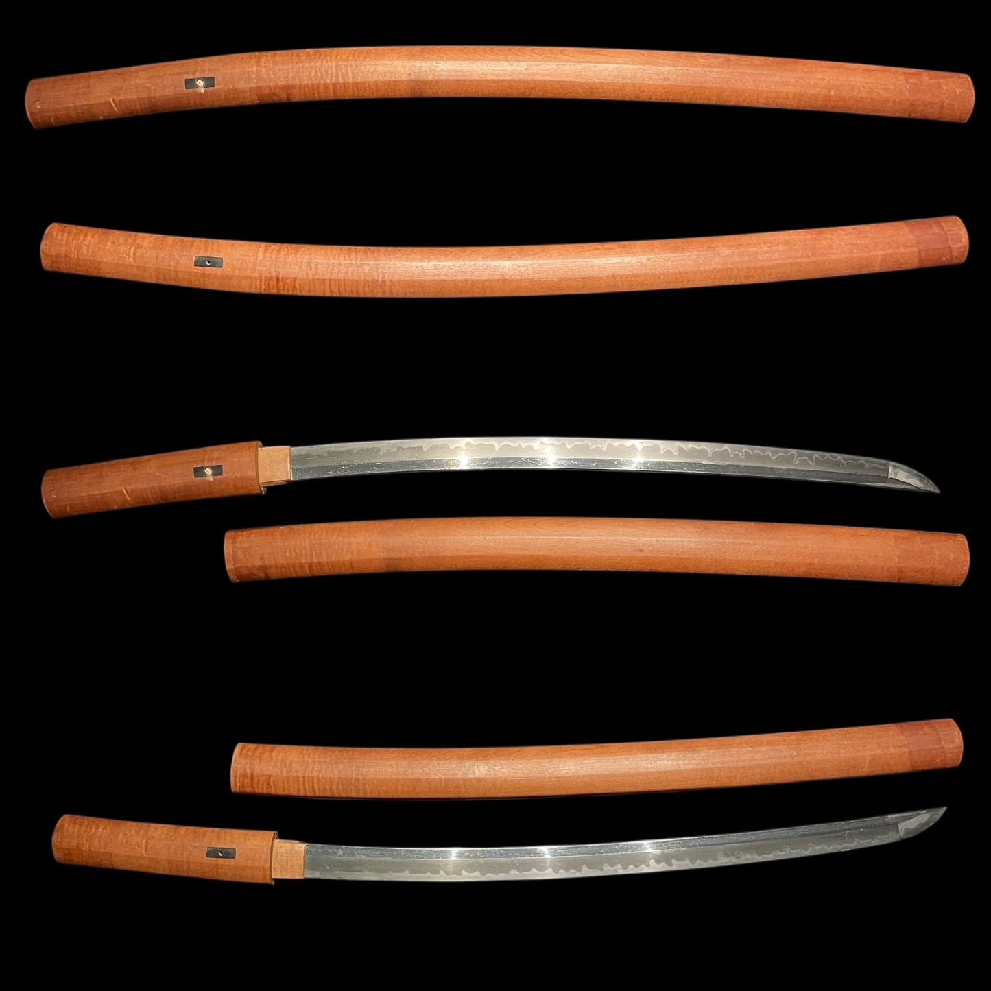 Amazing Hamon Long Wakizashi, Late Muromachi period