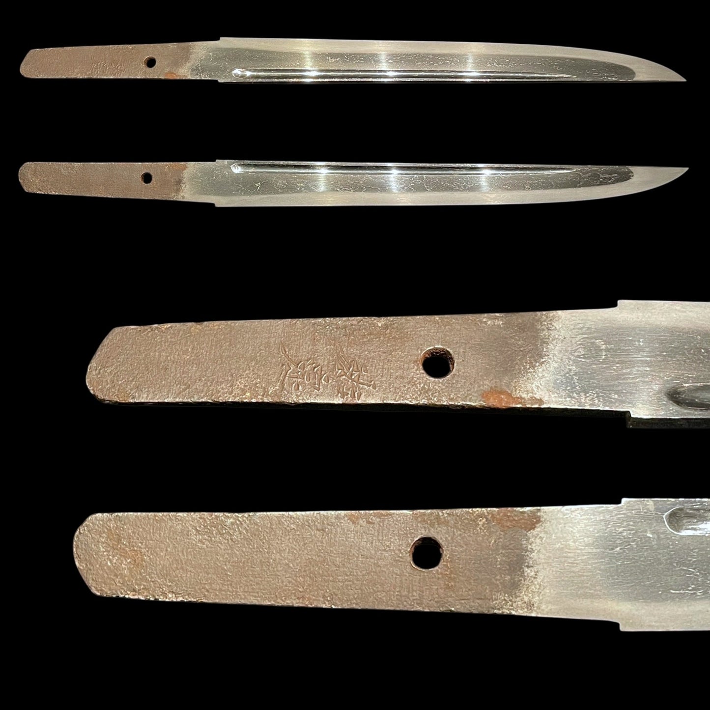 Sukesada 祐定 signed TANTO, Amazing Silver Habaki, Muromachi period