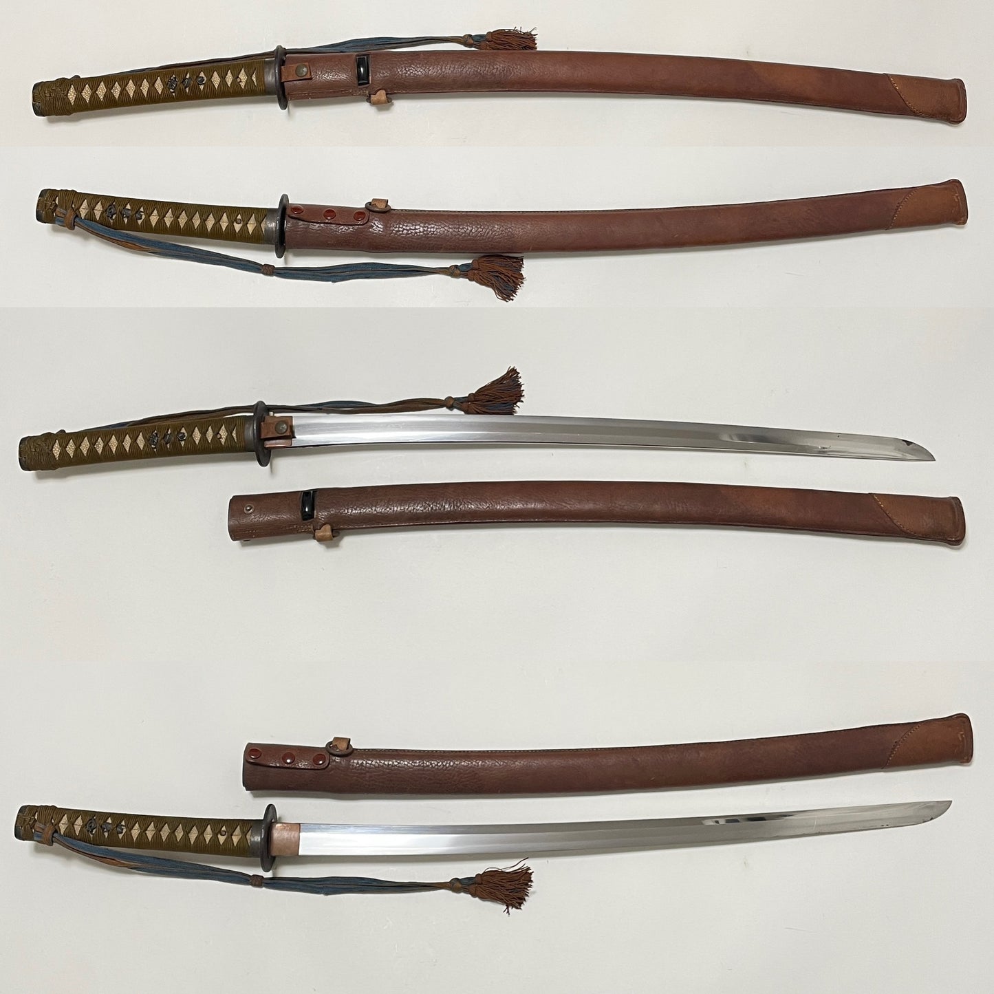 Ryakushiki-GUNTO 略式軍刀 with Tassel, Mantis Menuki, WW2 Japanese Army Sword