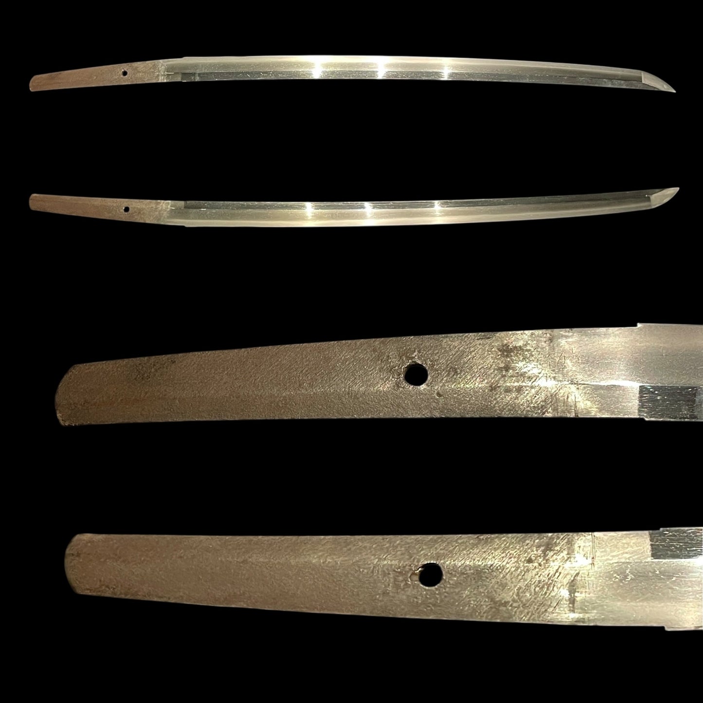 Suguha 直刃 Wakizashi in Shirasaya, Edo period mumei