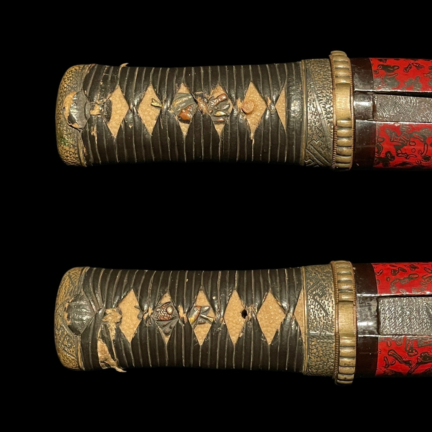 Red TANTO in Matsushiro Koshirae 松代拵, Edo period