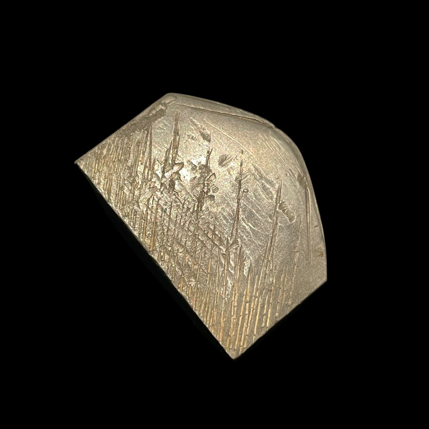 Wide Hirazukuri TANTO, Mt.Fuji Habaki, Edo period mumei