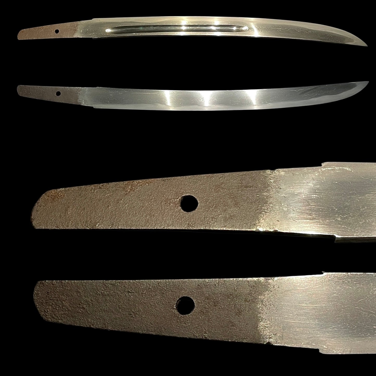 Oodanbira 大段平, Wide blade Rugged WAKIZASHI, Edo period mumei