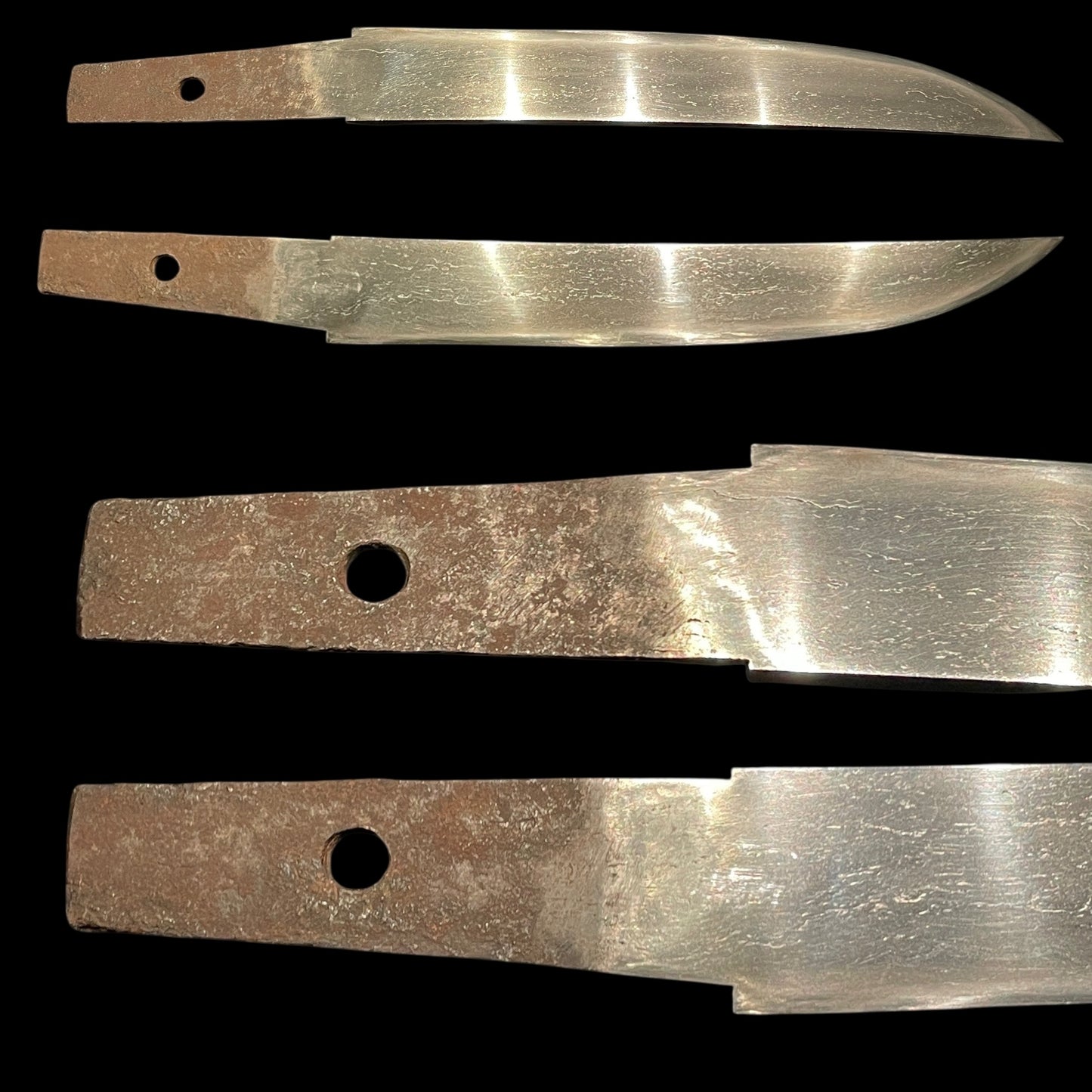 Wide Hirazukuri TANTO, Mt.Fuji Habaki, Edo period mumei