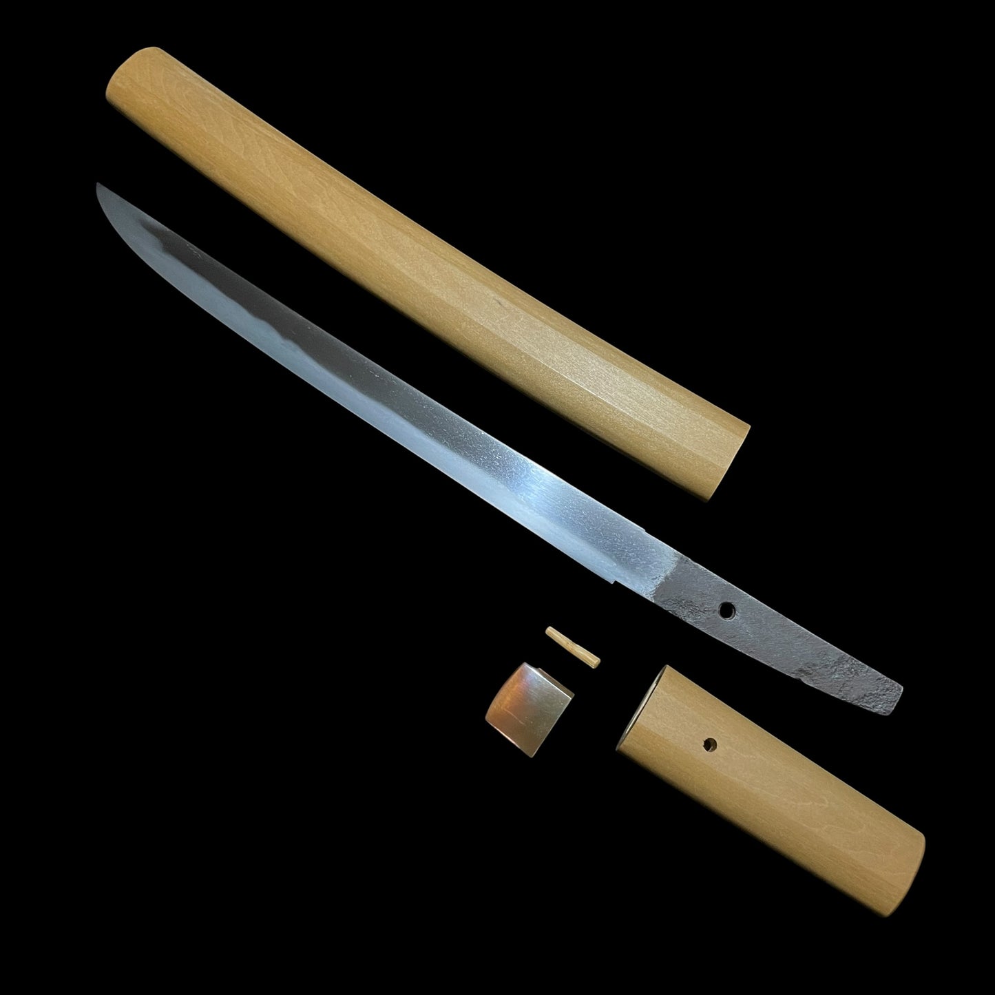 Shinshinto 新々刀 Sunnobi-TANTO 寸延短刀, Thick blade, Late Edo Bakumatsu era