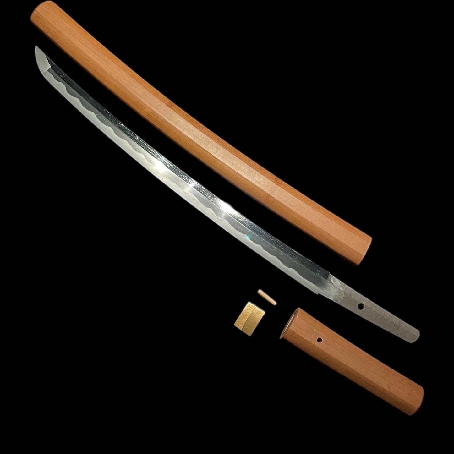 Bishuosafune Sukesada 備州長船祐定 signed Wakizashi, Wide Blade, Late Muromachi period