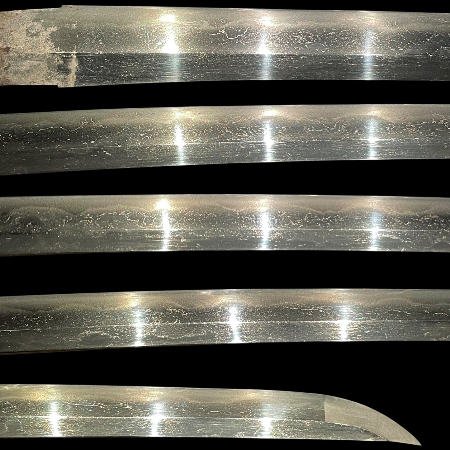 Long Wakizashi, Copper Tsuba, Shibuichi Fuchikashira, Edo period mumei